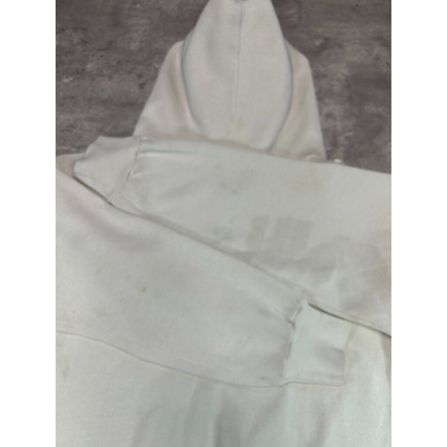 Vintage 80s Champion MIT Graphic Spellout Hooded Sweatshirt Size Large
