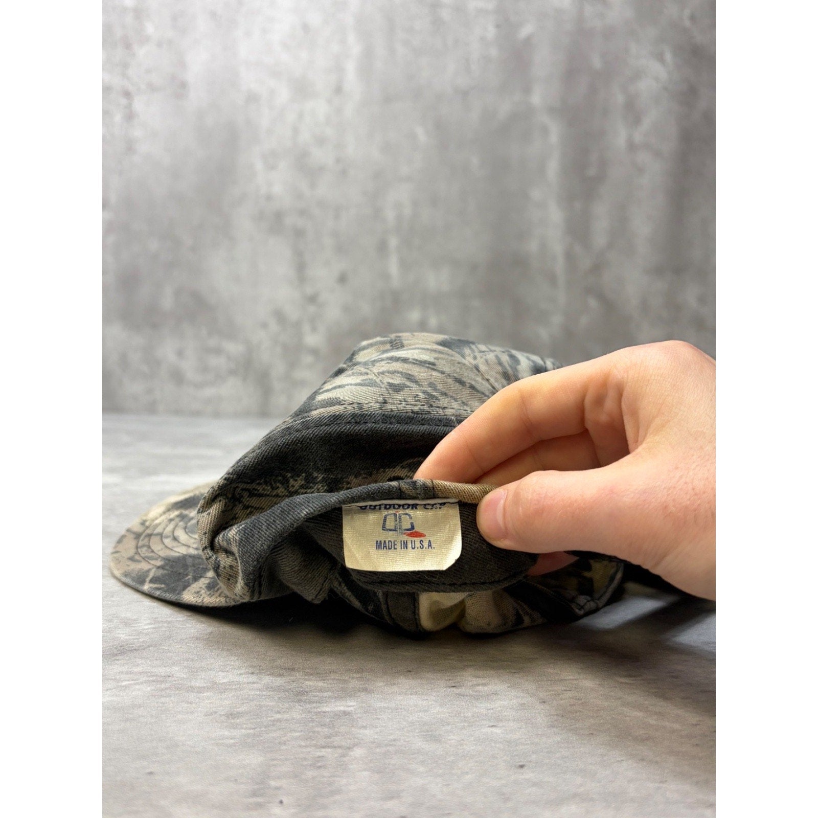 Vintage Andersons Archery Tree Camo Hunting Strapback Hat OSFA