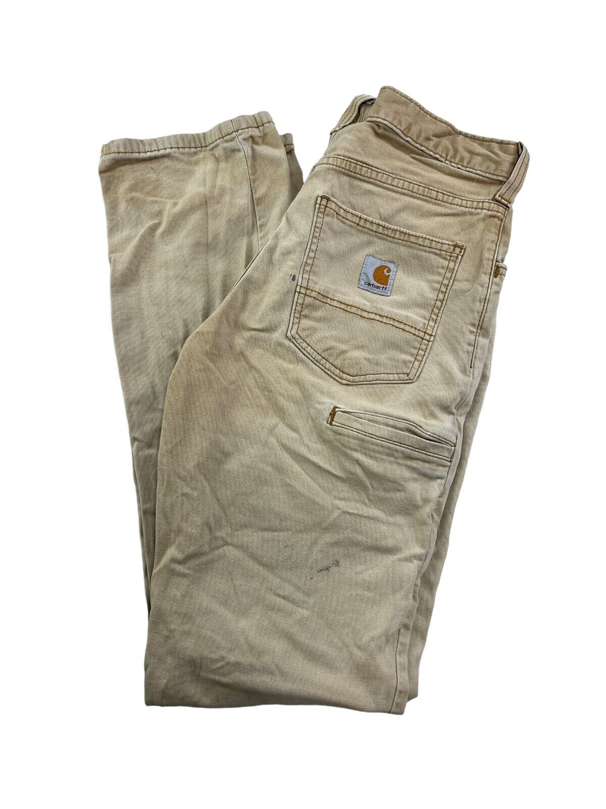 Carhartt Relaxed Fit Canvas Workwear Five Pocket Pants Size 31 Beige