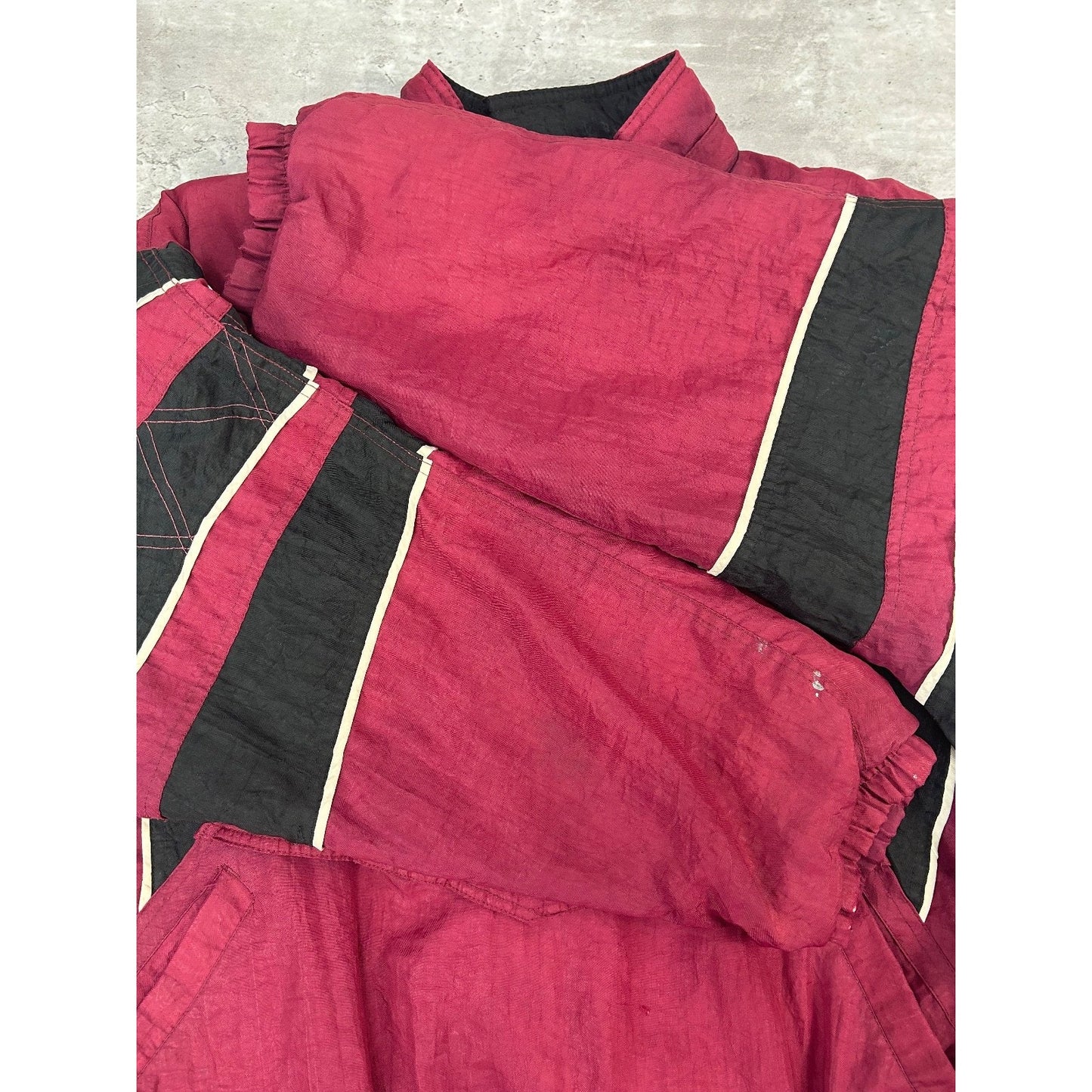 Vintage 90s Minnesota Gophers NCAA Insulated 1/2 Zip Starter Jacket Size Large