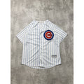 Javier Baez #9 Chicago Cubs MLB Stitched Pinstripe Baseball Jersey Size Large