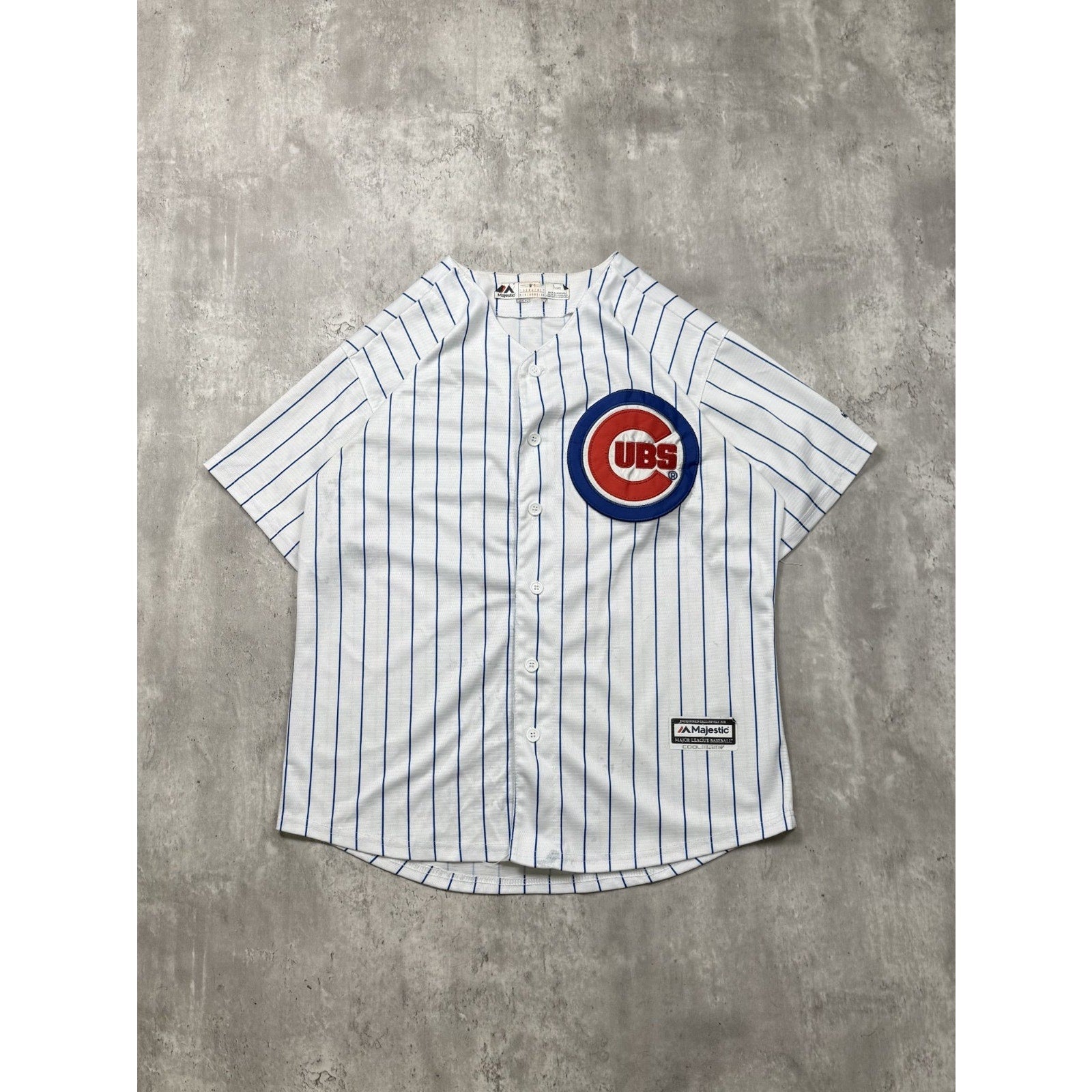 Javier Baez #9 Chicago Cubs MLB Stitched Pinstripe Baseball Jersey Size Large
