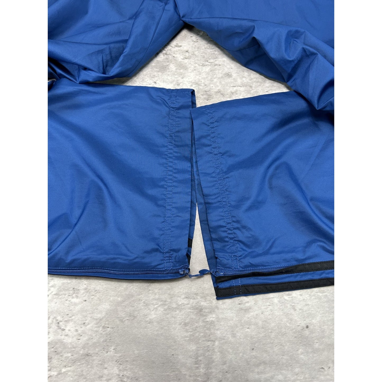 Vintage 90s Adidas Embroidered Logo Nylon Track Pants Size 2XL Blue