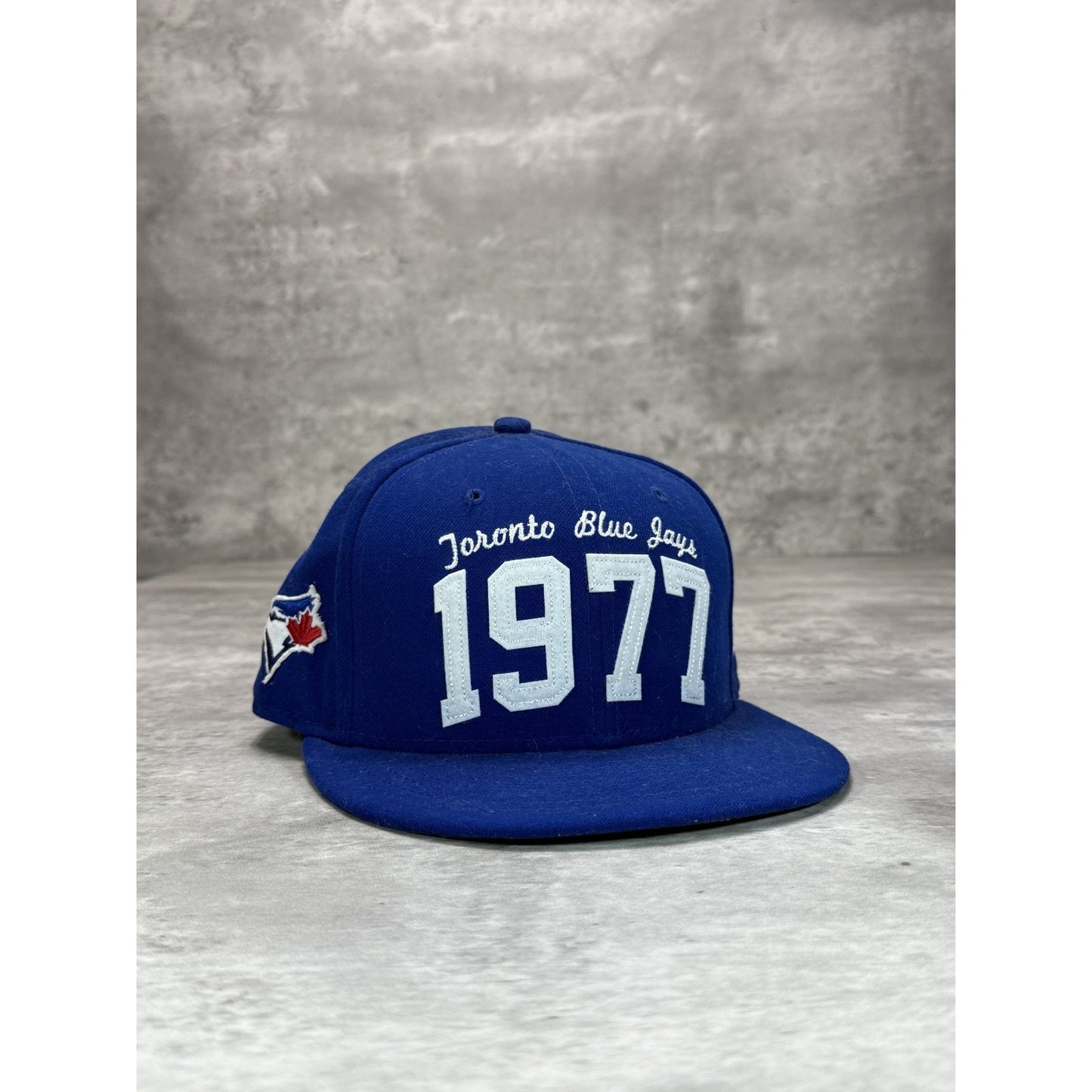 Toronto Blue Jays MLB Embroidered 1977 Retro Baseball Fitted Hat 7 3/8