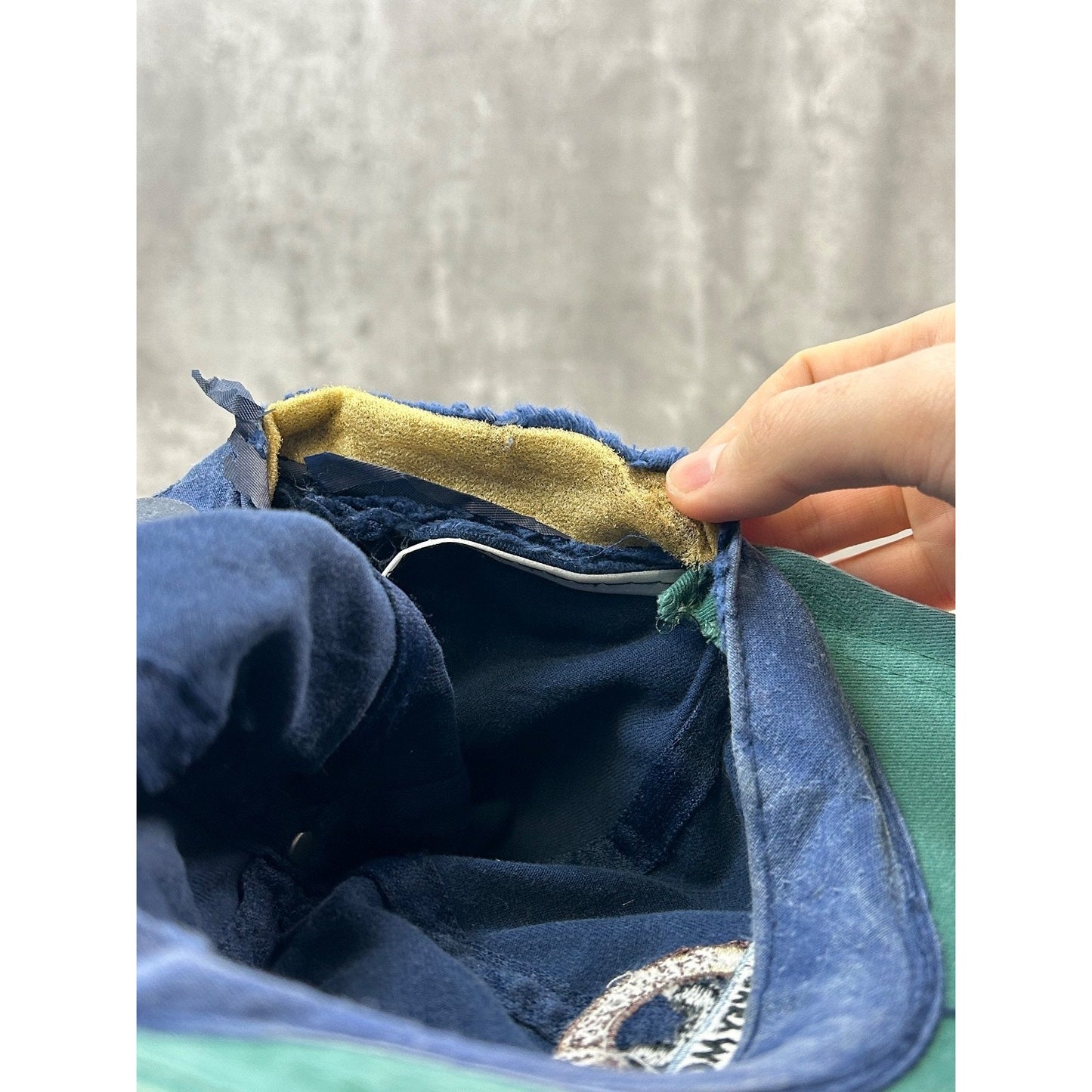 Vintage 90s Disney Mickey Mouse Genuine Authentic Spellout Snapback Hat OSFA