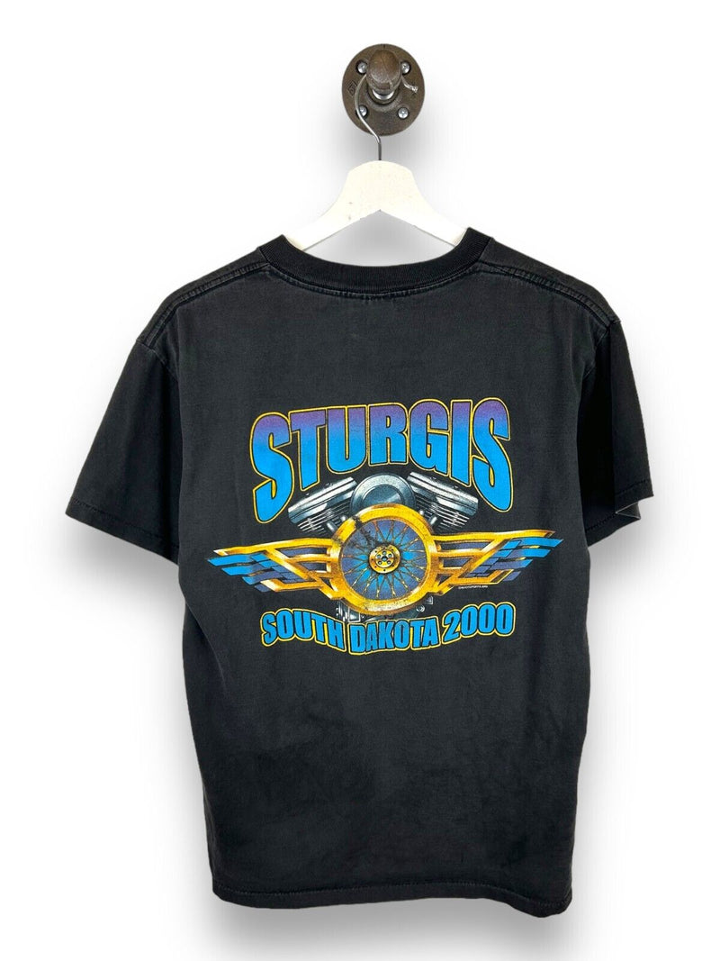 Vintage 2000 Sturgis South Dakota Bike Week Buffalo Graphic T-Shirt Size Large
