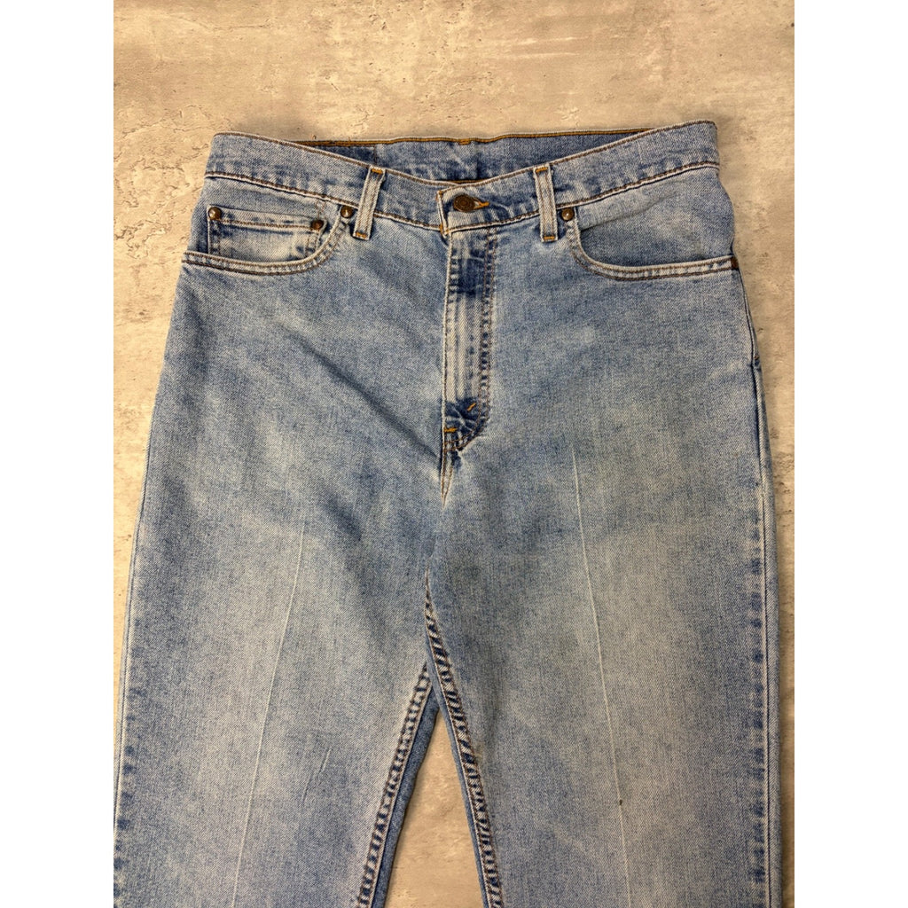 Vintage Levis Flex Brown Tab Light Wash Denim Pants Size 34