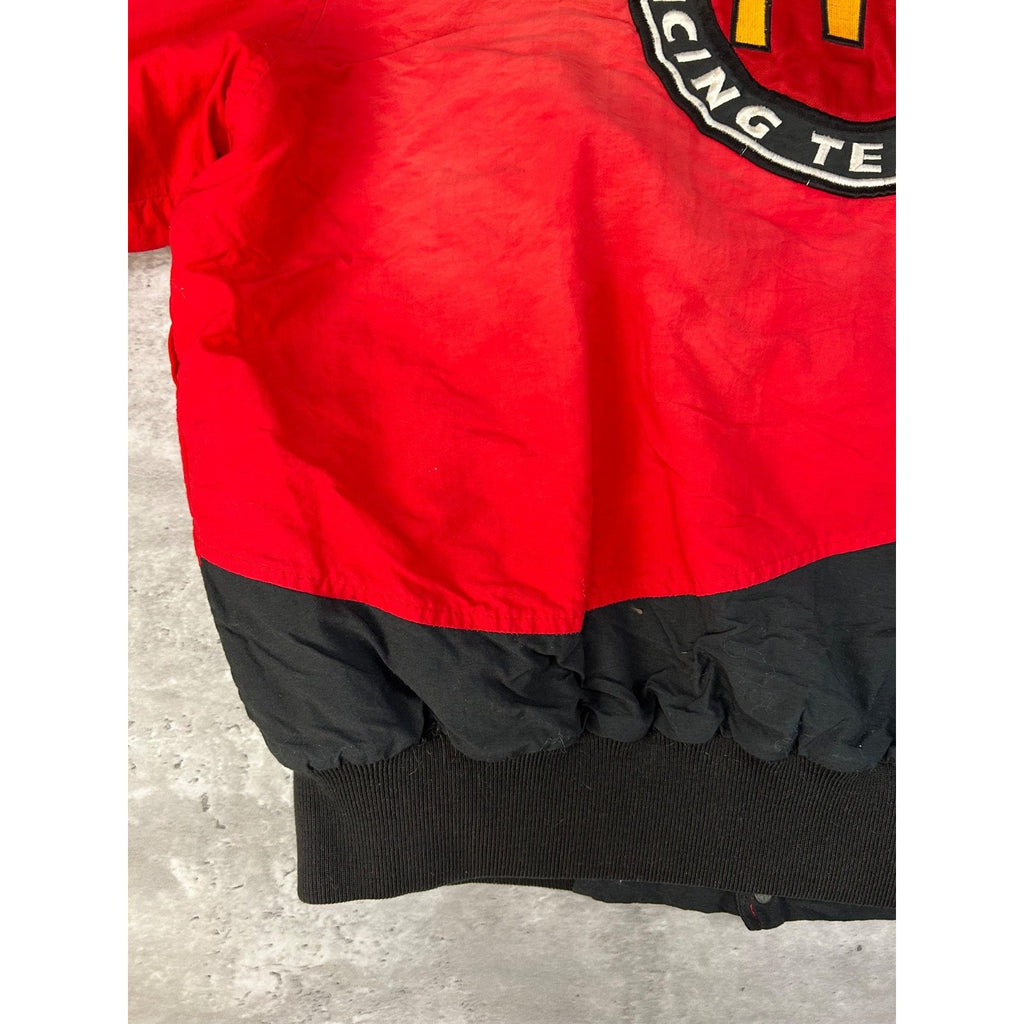 Vintage 1995 Bill Elliot #94 McDonalds Racing Nascar Bomber Jacket Size XL