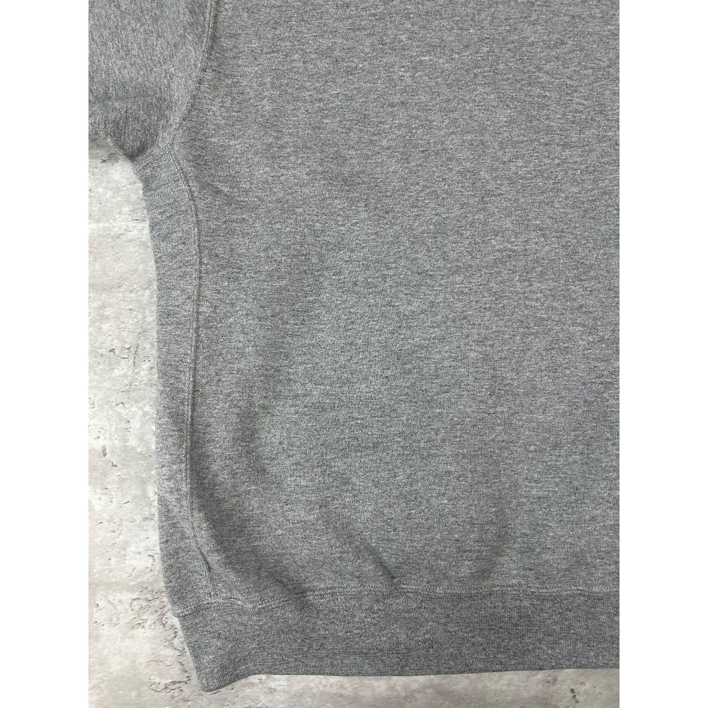 Vintage Russell Athletics Blank Pullover Hooded Sweatshirt Size Large Gray