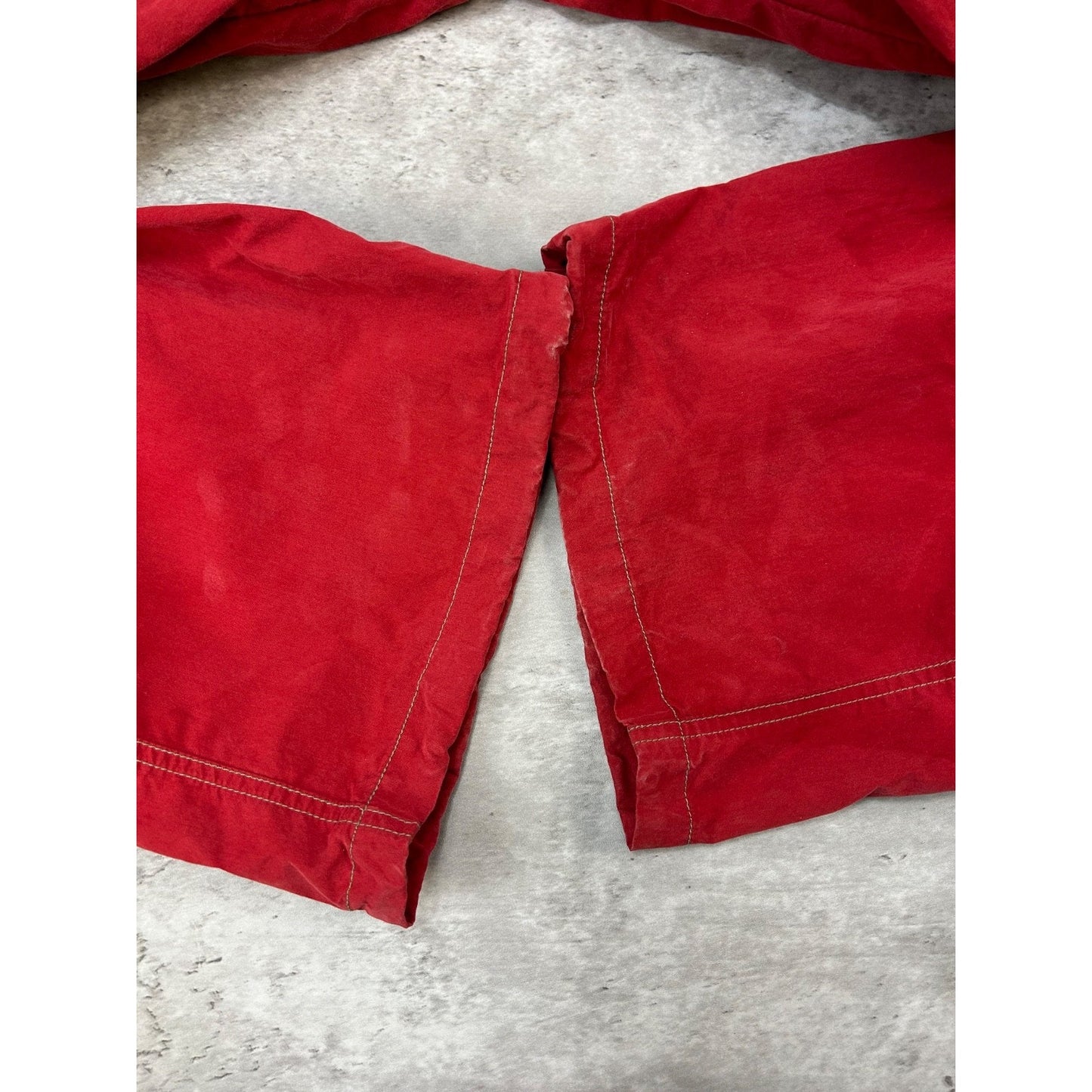 Vintage Y2K Plugg Convertible Baggy Fit Cargo Pants Size 35 Red