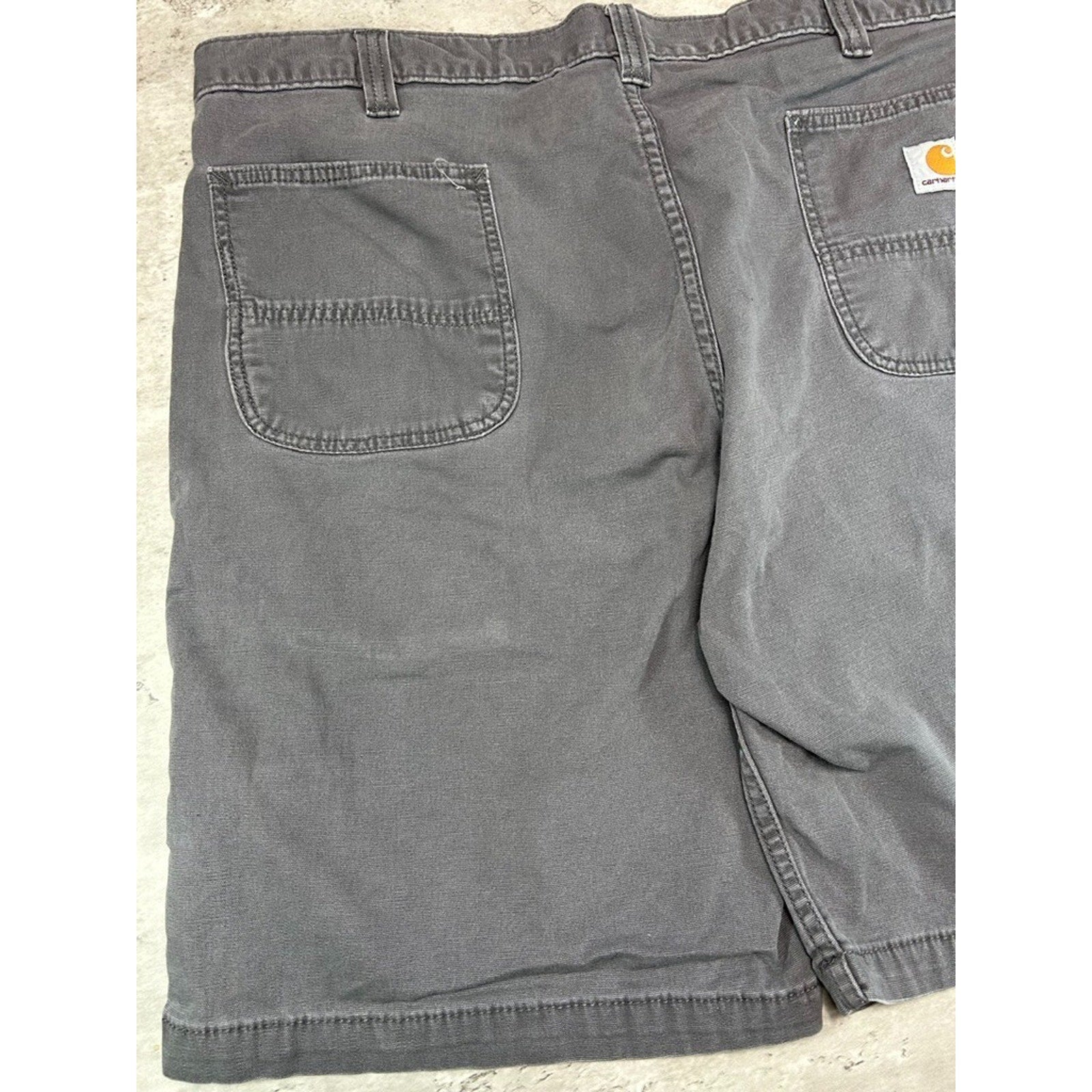 Carhartt Relaxed Fit Canvas Workwear Carpenter Shorts Size 42 Gray