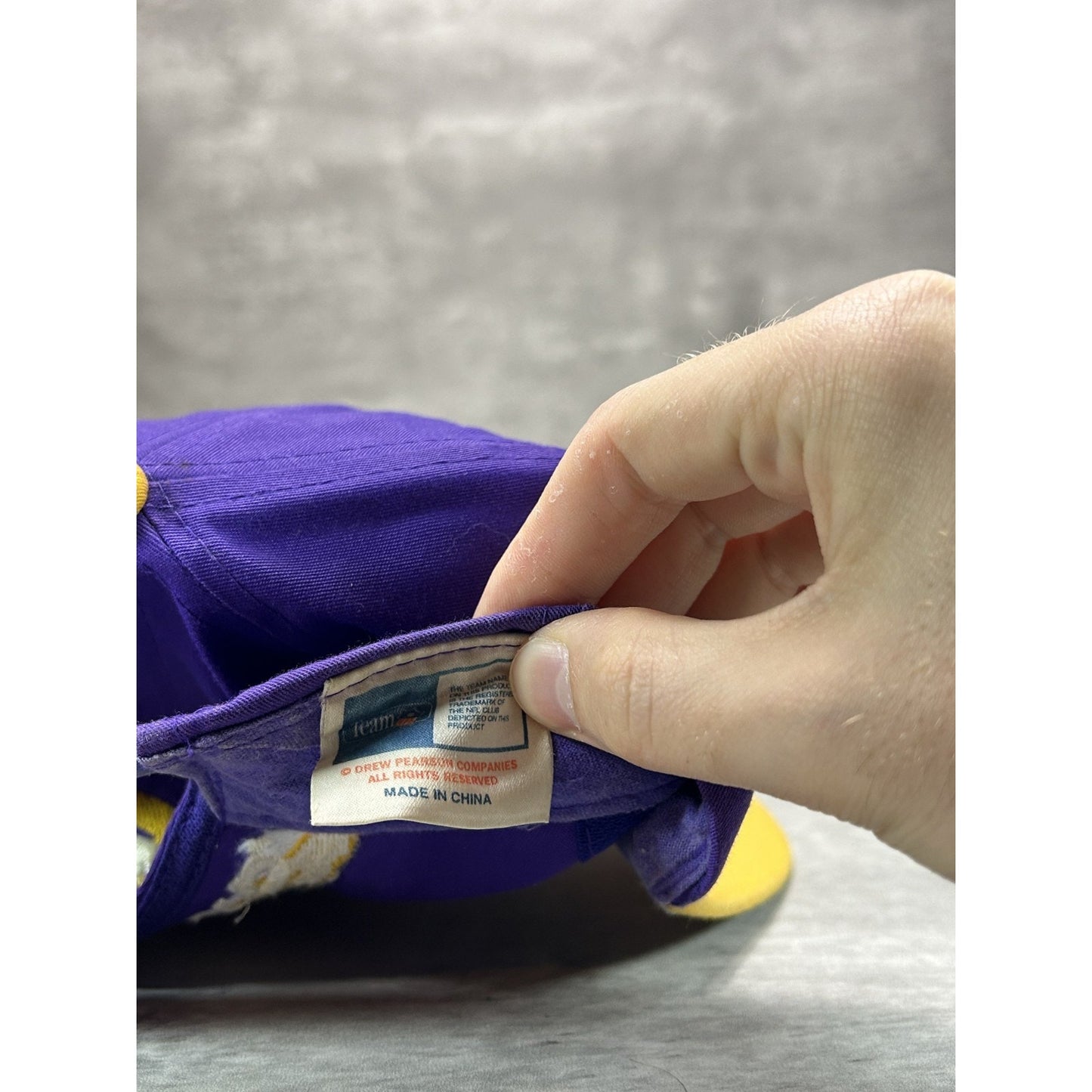 Vintage 90s Minnesota Vikings NFL Embroidered Logo Football Snapback Hat OSFA