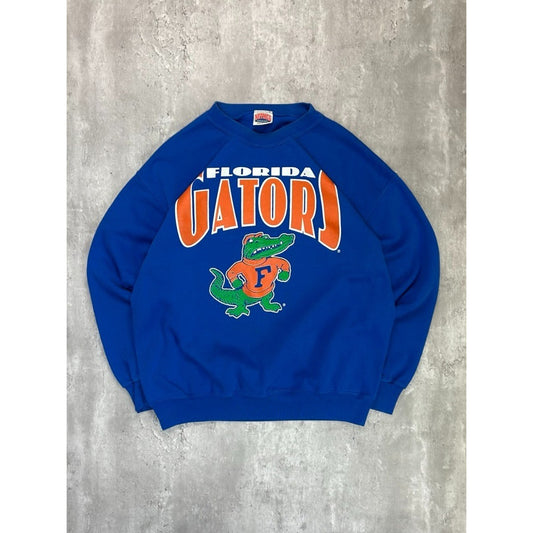 Vintage 90s Florida Gators NCAA Graphic Spellout Collegiate Sweatshirt Size XL