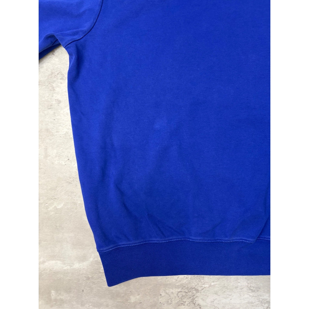 Vintage Polo Golf 1/4 Zip Pullover Collared Blue Sweatshirt Size Medium