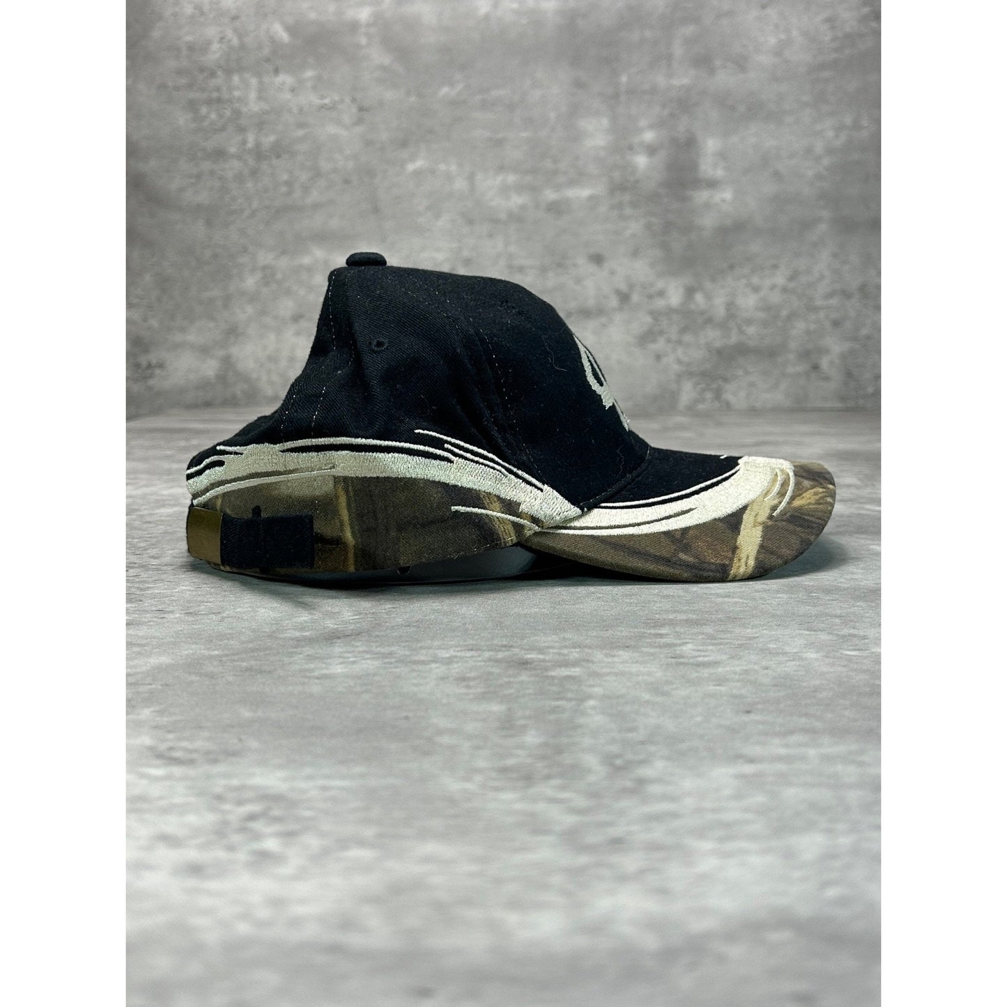 Vintage 4-H Two Tone Tree Camo Hunting Strapback Hat OSFA