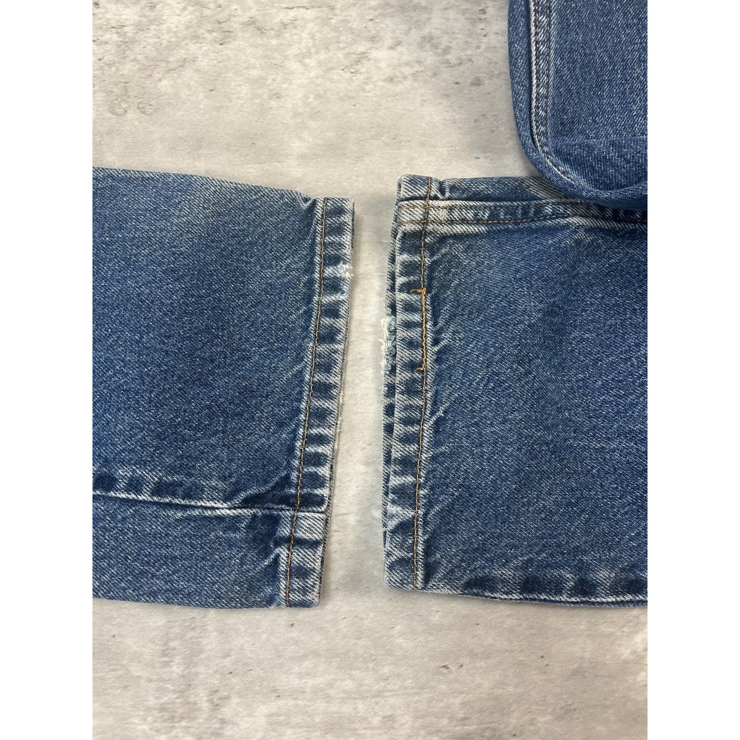 Vintage 90s Levis 505 Regular Fit Red Tab Dark Wash Denim Pants Size 30