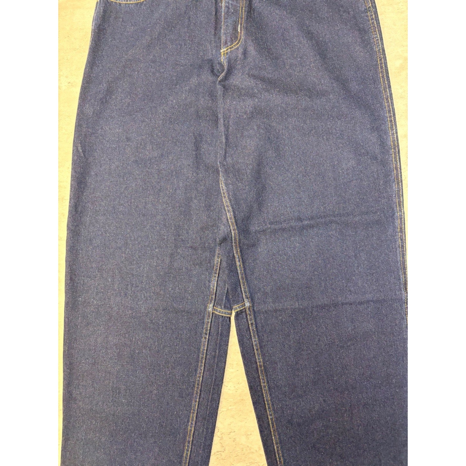 Vintage Y2K Icewear Contrast Stitched Dark Wash Denim Pants Size 36x34