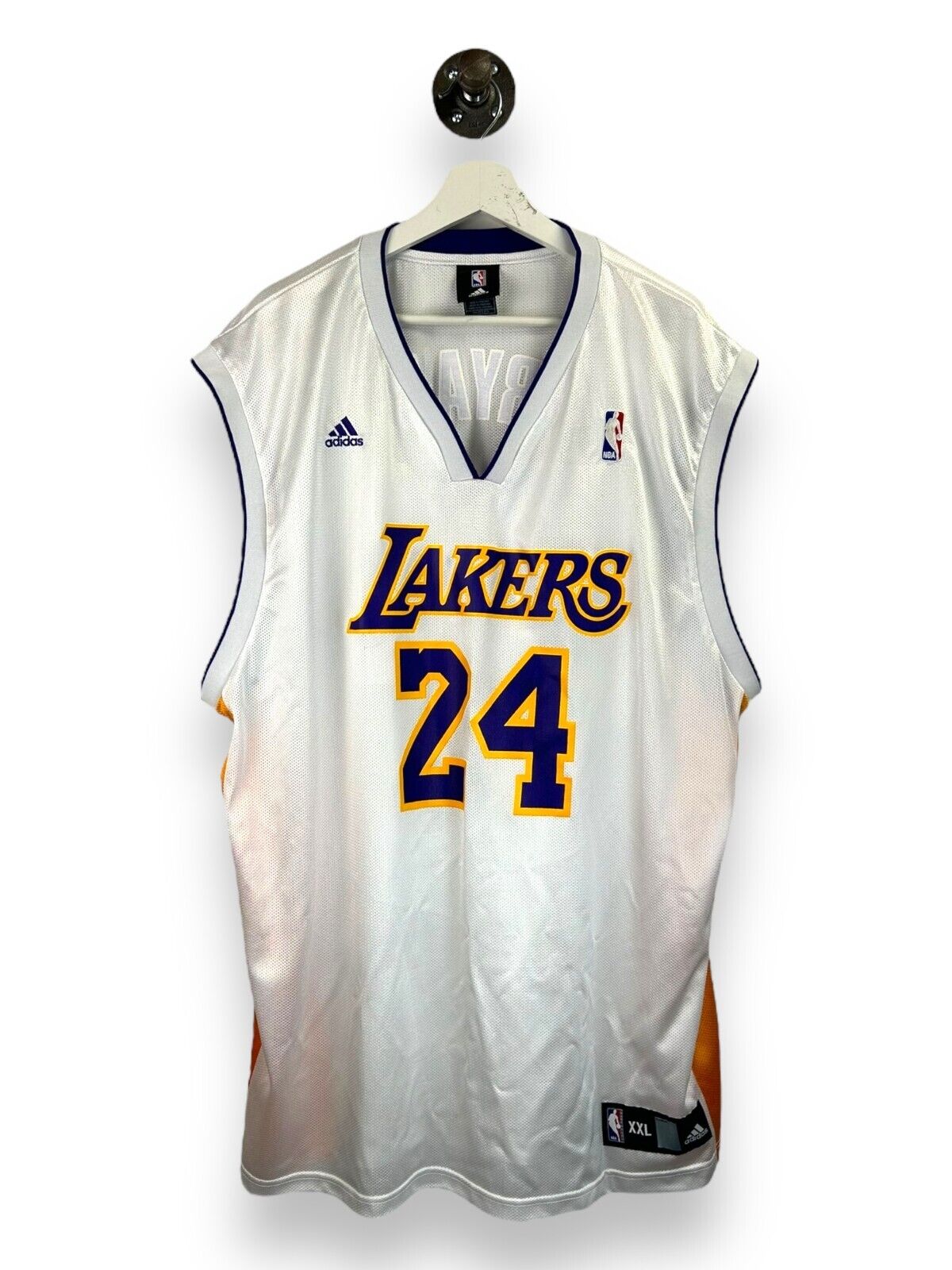 Kobe Bryant #24 Los Angeles Lakers NBA Adidas Wide Shoulder Jersey Size 2XL