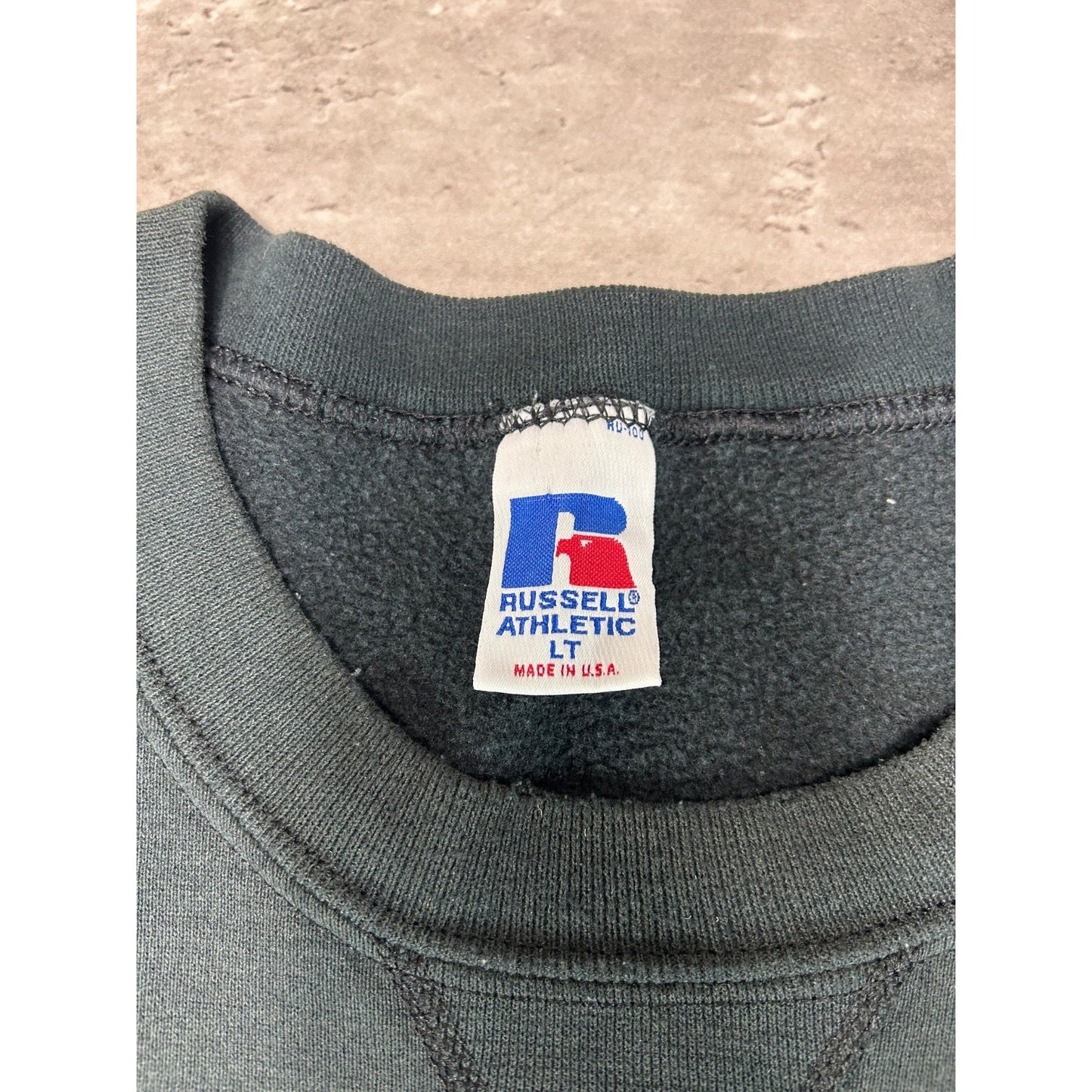 Vintage 90s Russell Athletic Blank Pullover Crewneck Sweatshirt Size Large Tall