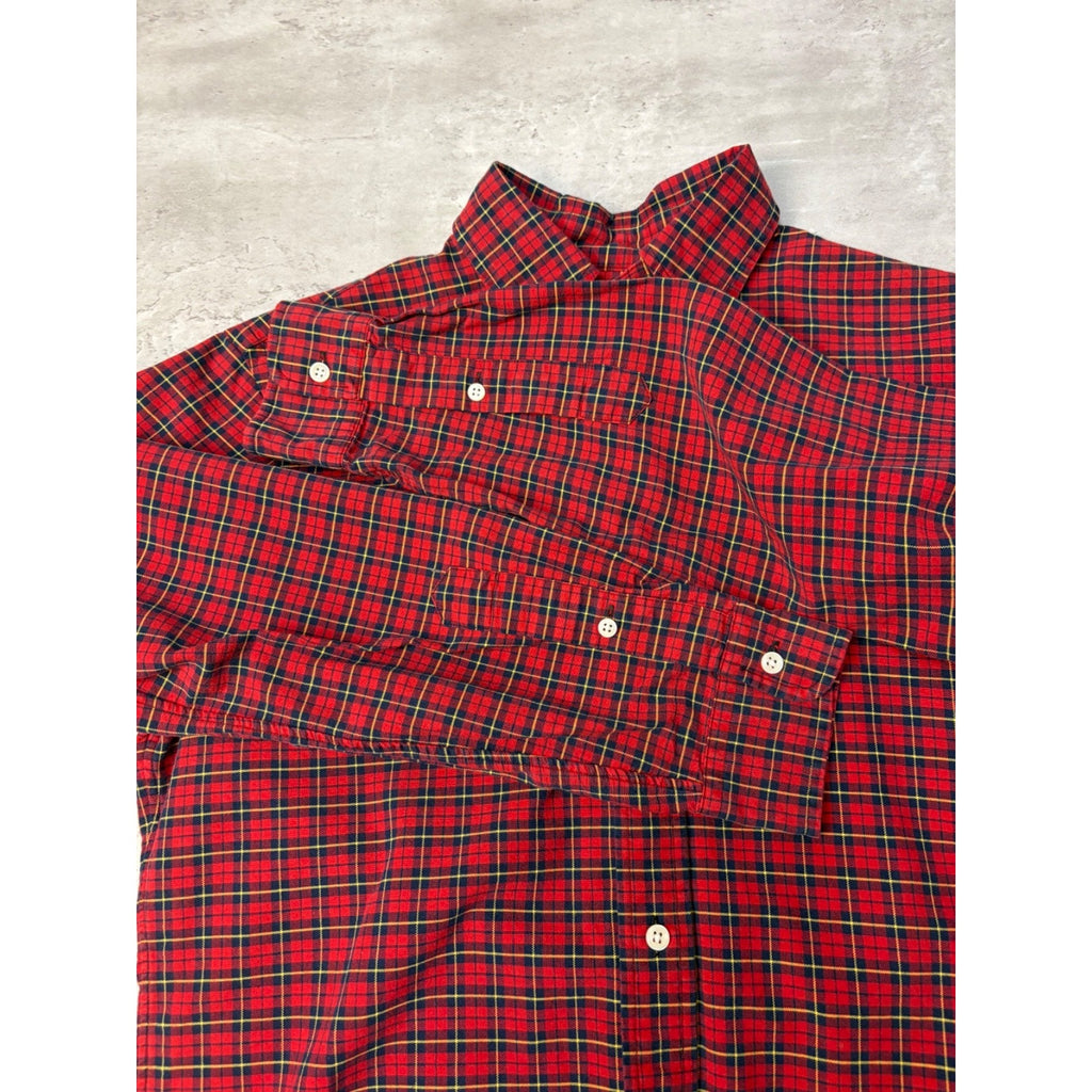 Vintage Polo Ralph Lauren Embroidered Pony Cropped Button Up Shirt Size Small