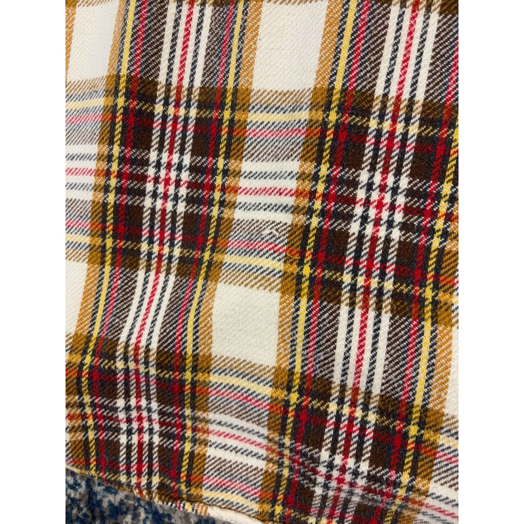 Vintage 90s Outdoor Exchange Plaid Long Sleeve Flannel Button Up Shirt Sz Large