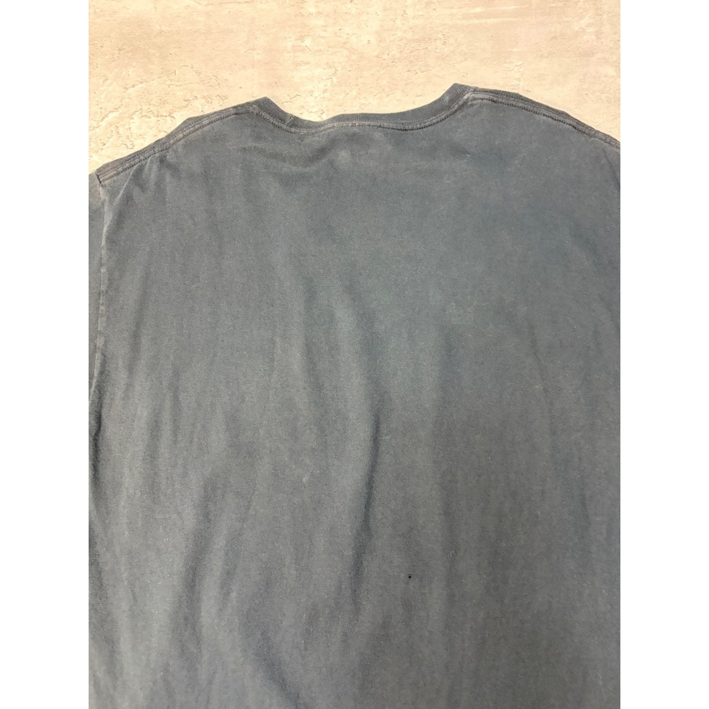 Vintage 2000 Disturbed Heavy Metal Graphic Black Band T-Shirt Size Large