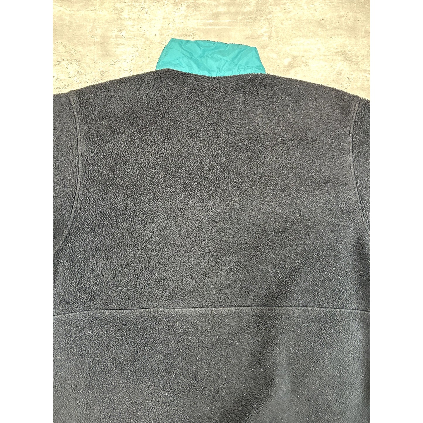 Vintage 90s Patagonia Embroidered Spellout 1/2 Zip Fleece Sweatshirt Size Large