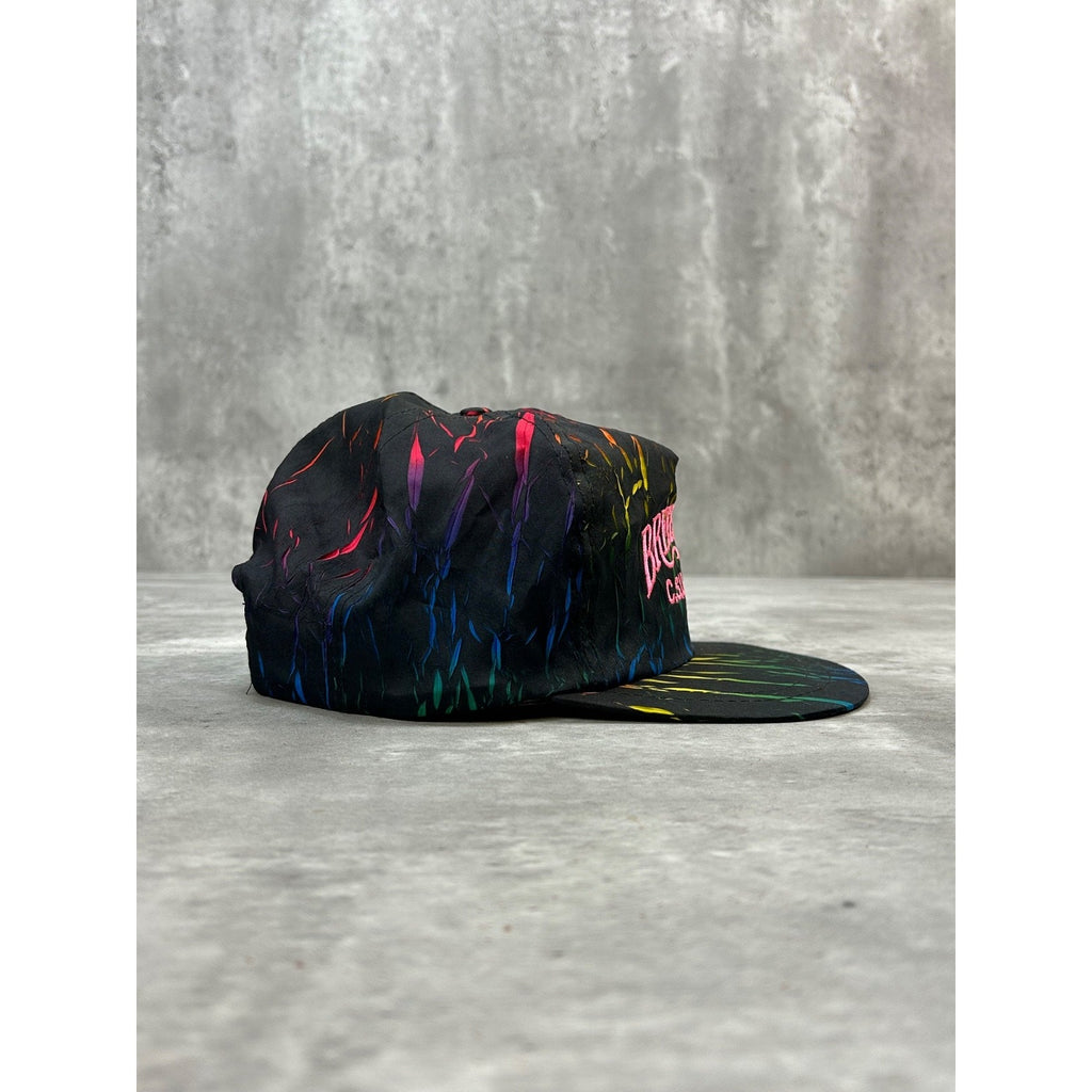 Vintage 90s Breezeway C.S.U Bar Embroidered Spellout Snapback Hat OSFA