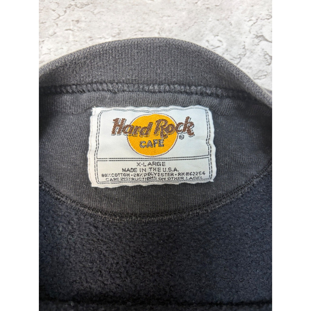 Vintage 90s Hard Rock Cafe Las Vegas Destination Graphic Sweatshirt Size XL
