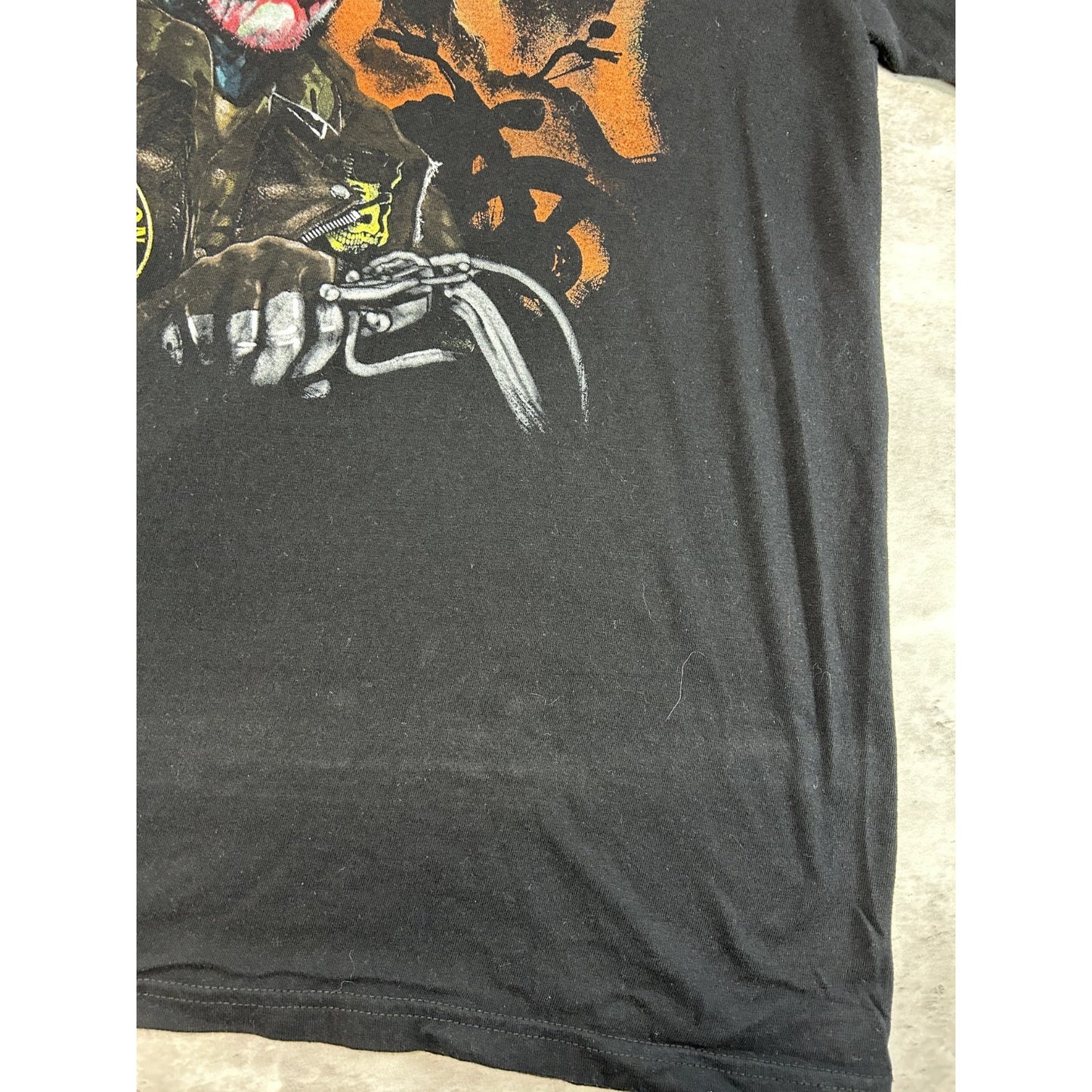 Harley Davidson Motorcycles Clown Graphic T-Shirt Size Large Black
