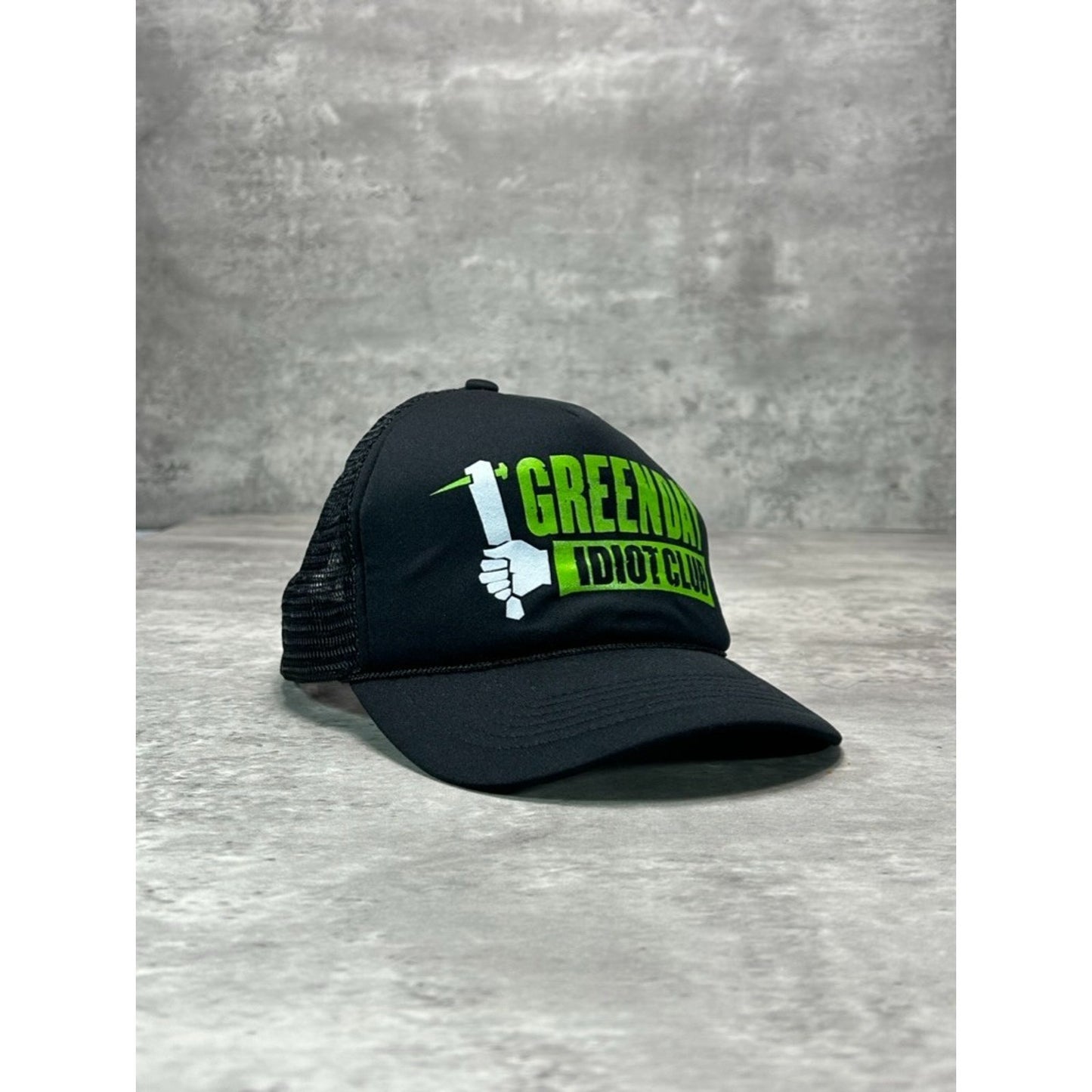 Vintage Green Day Idiot Club Rock Band Music Trucker Snapback Hat OSFA