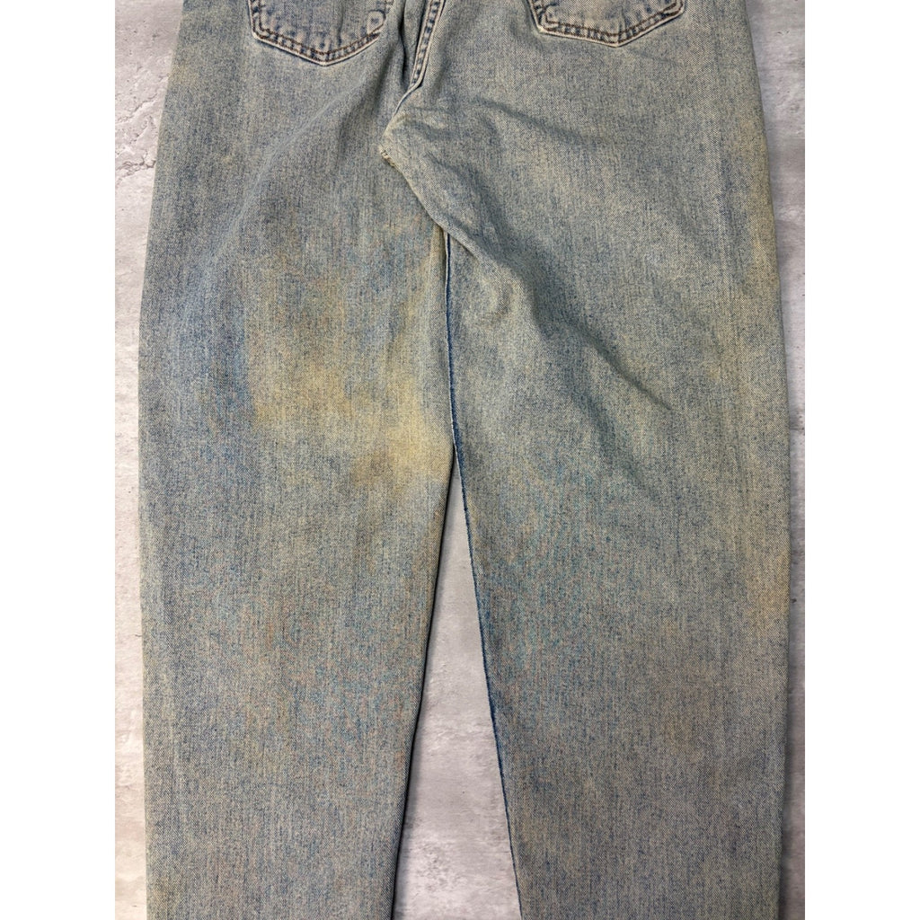 Vintage 90s Levis 560 Red Tab Light Wash Denim Pants Size 35
