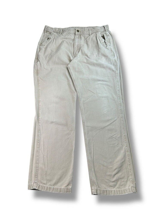 Vintage Carhartt Relaxed Fit Canvas Workwear Five Pocket Pants Size 37W Beige