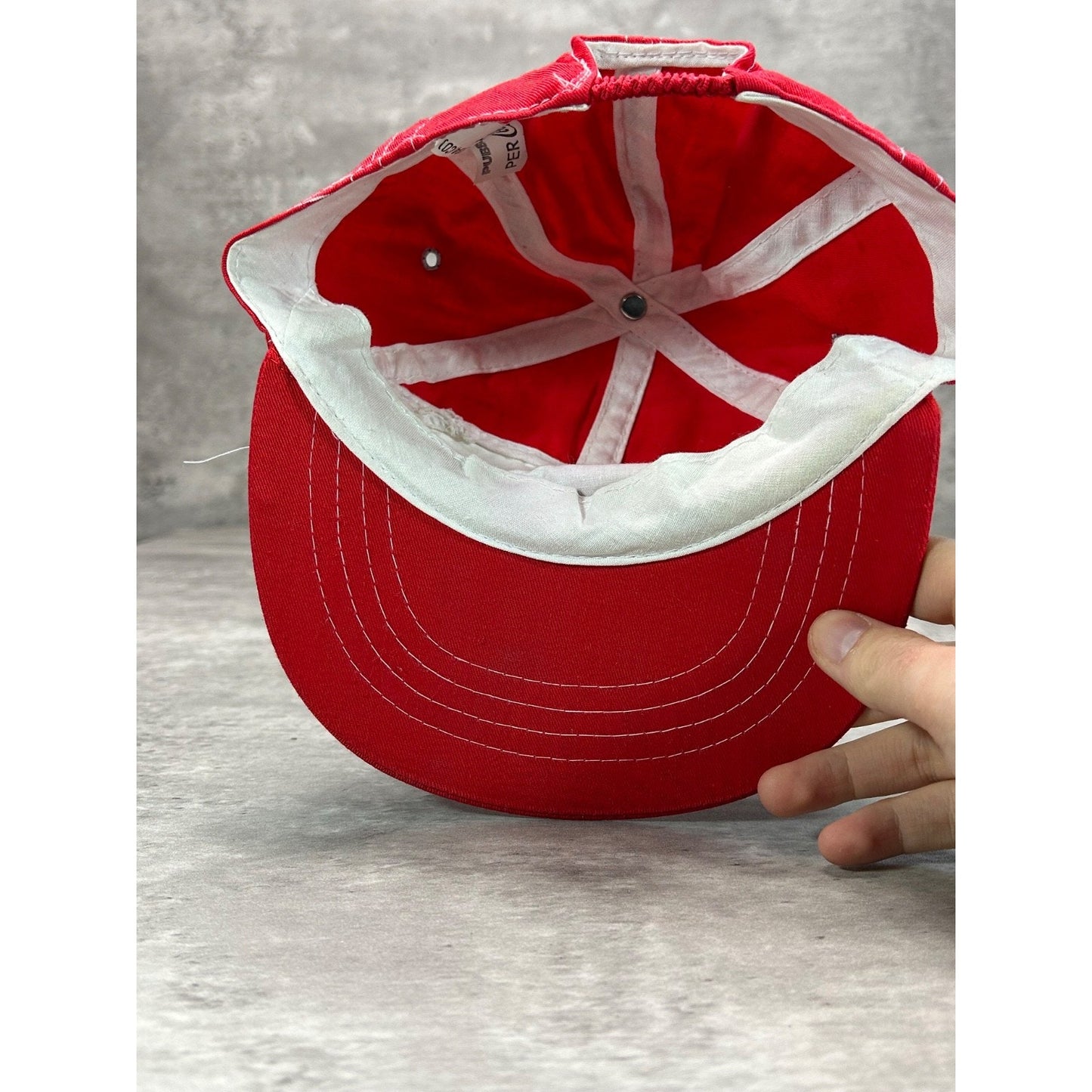 Vintage 1990 FIFA World Cup Italia 90 Coca Cola Flexfit Hat OSFA