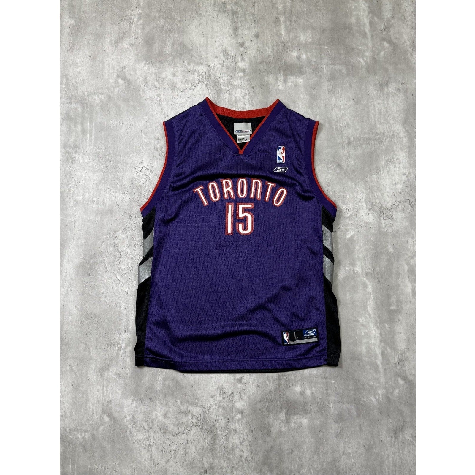 Vintage Vince Carter #15 Toronto Raptors NBA Basketball Jersey Size Large YOUTH