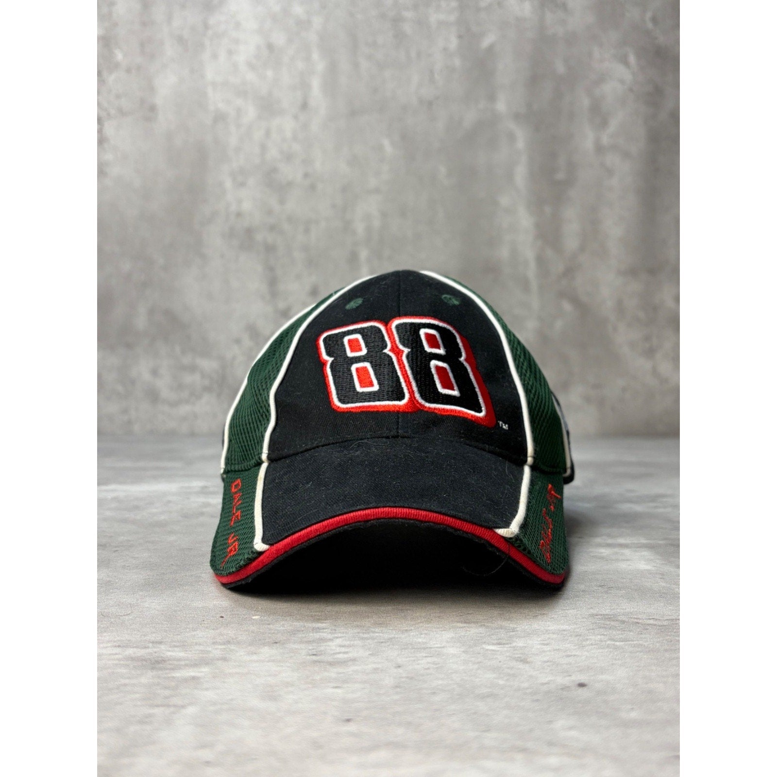 Vintage Dale Earnhardt #88 NASCAR Amp Energy Embroidered Strapback Hat OSFA