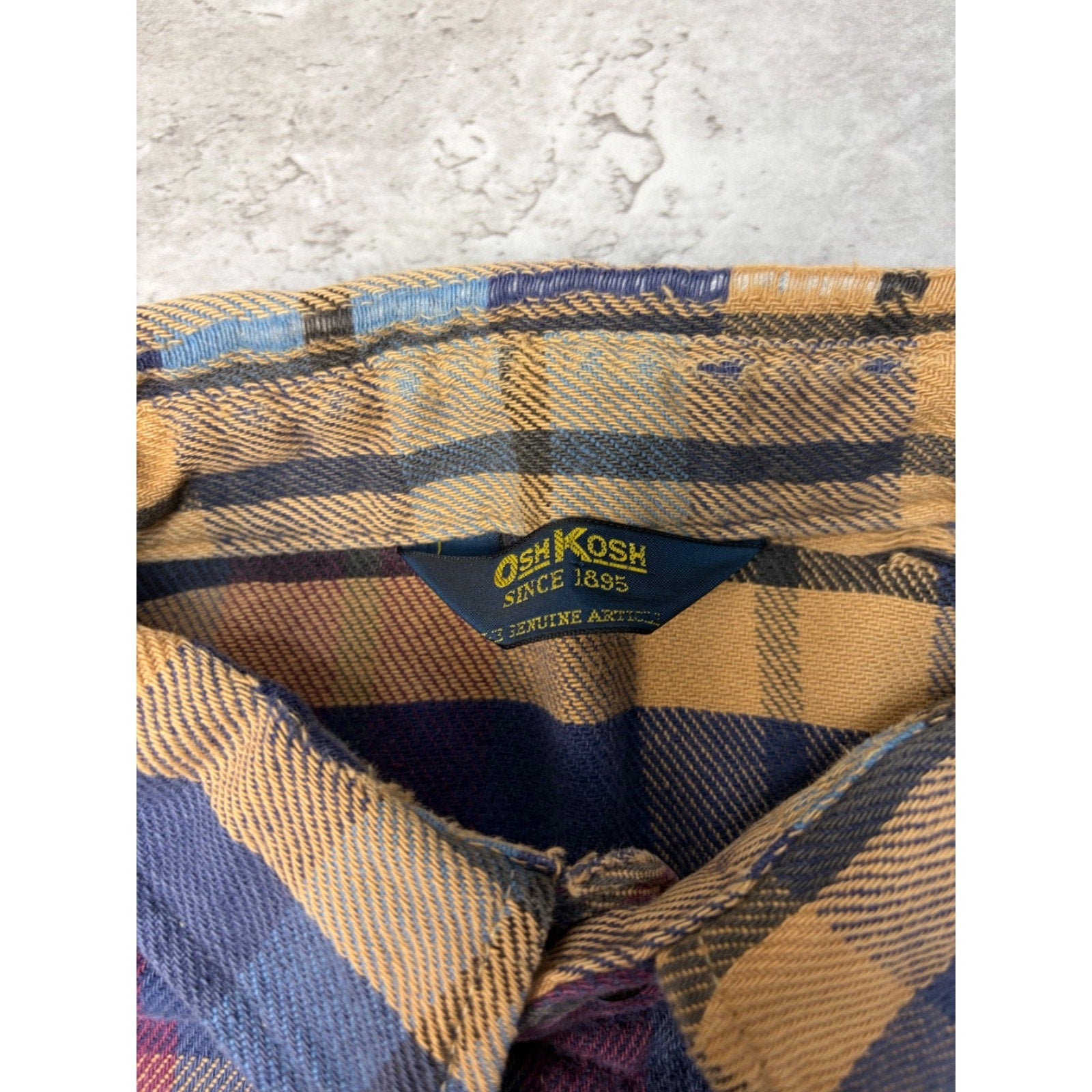 Vintage Osh Kosh Plaid Long Sleeve Button Up Shirt Size 3XL