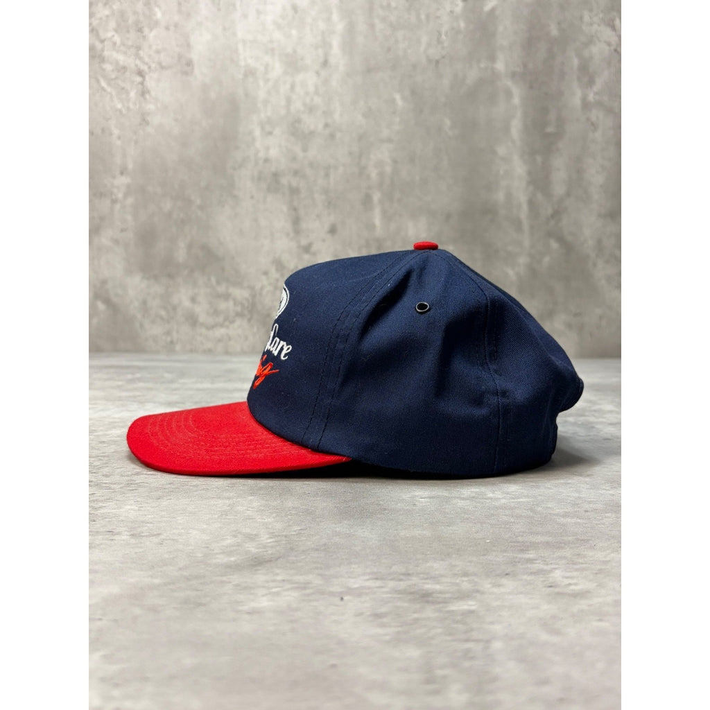 Vintage Ford Quality Care Racing Embroidered Spellout Snapback Hat OSFA