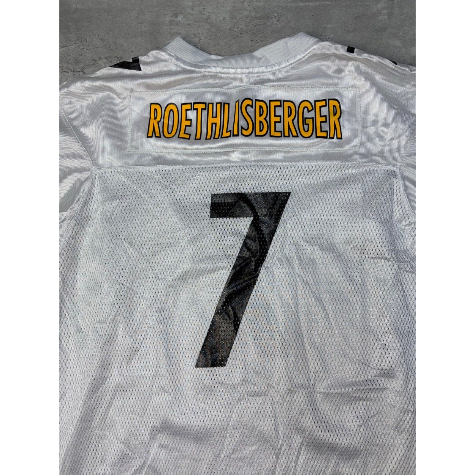 Vintage Ben Roethlisberger #7 Pittsburgh Steelers NFL Reebok Jersey Sz XL YOUTH