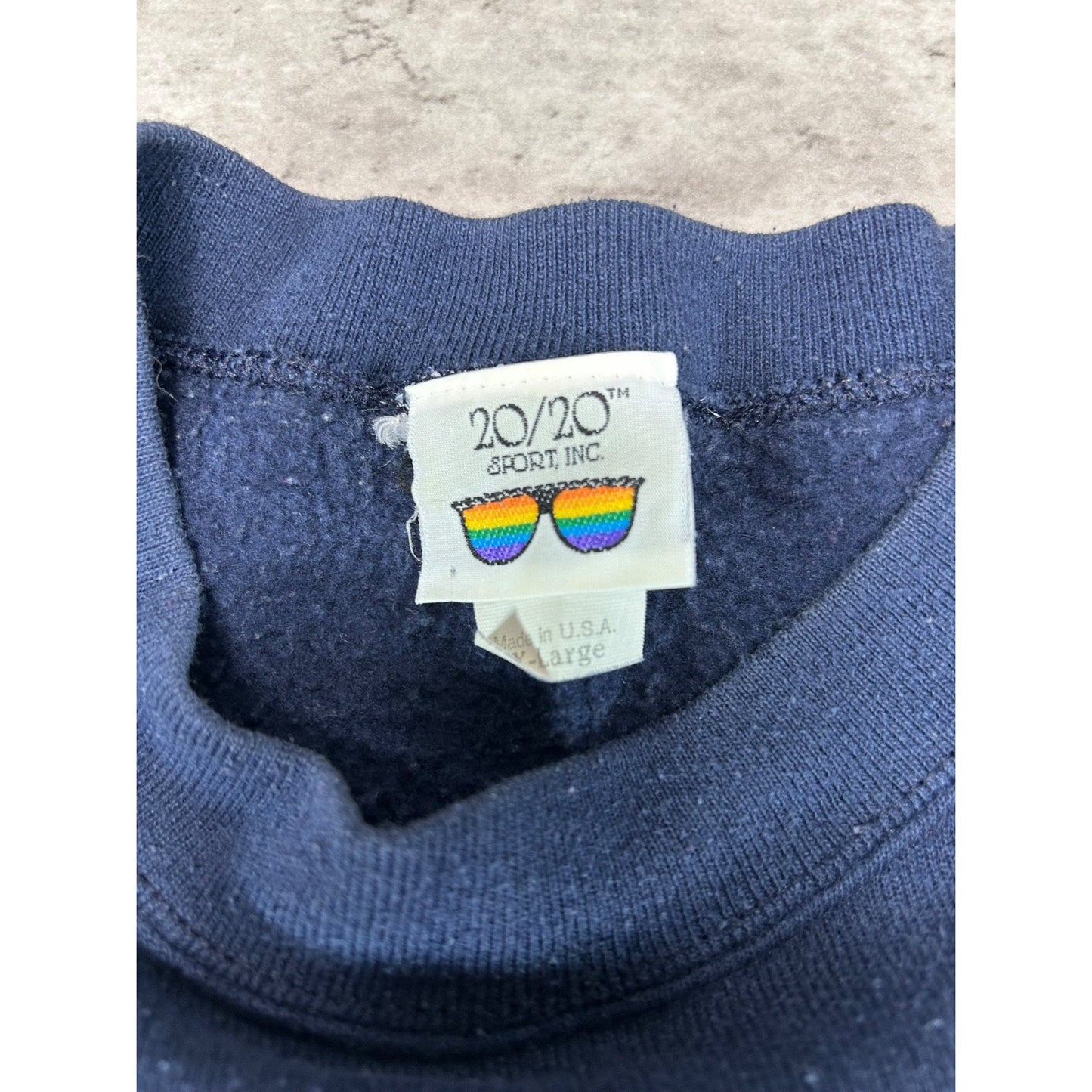 Vintage 90s Notre Dame Fighting Irish NCAA Big Graphic Sweatshirt Size XL