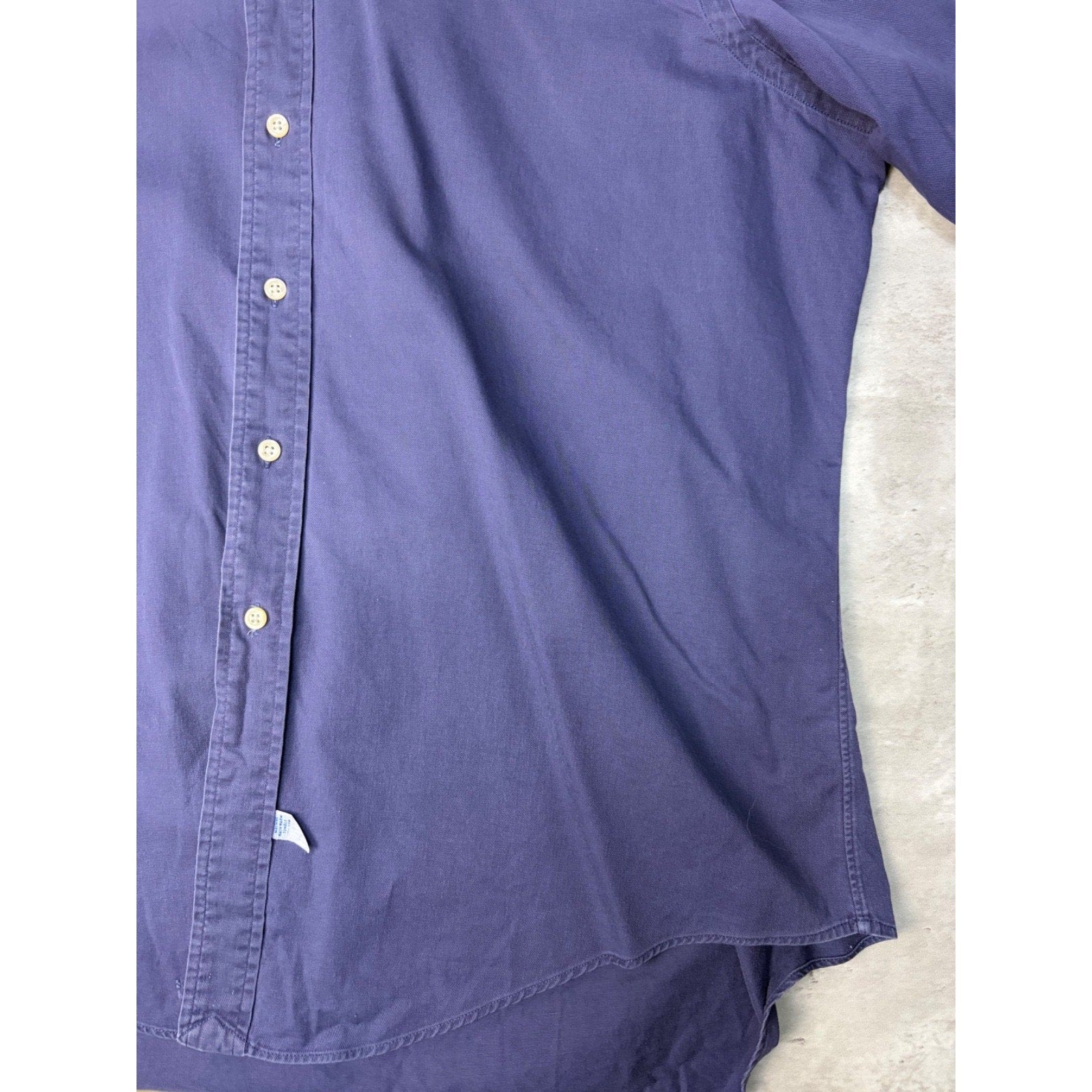 Vintage Polo Ralph Lauren Embroidered Pony Long Sleeve Button Up Shirt Size XL