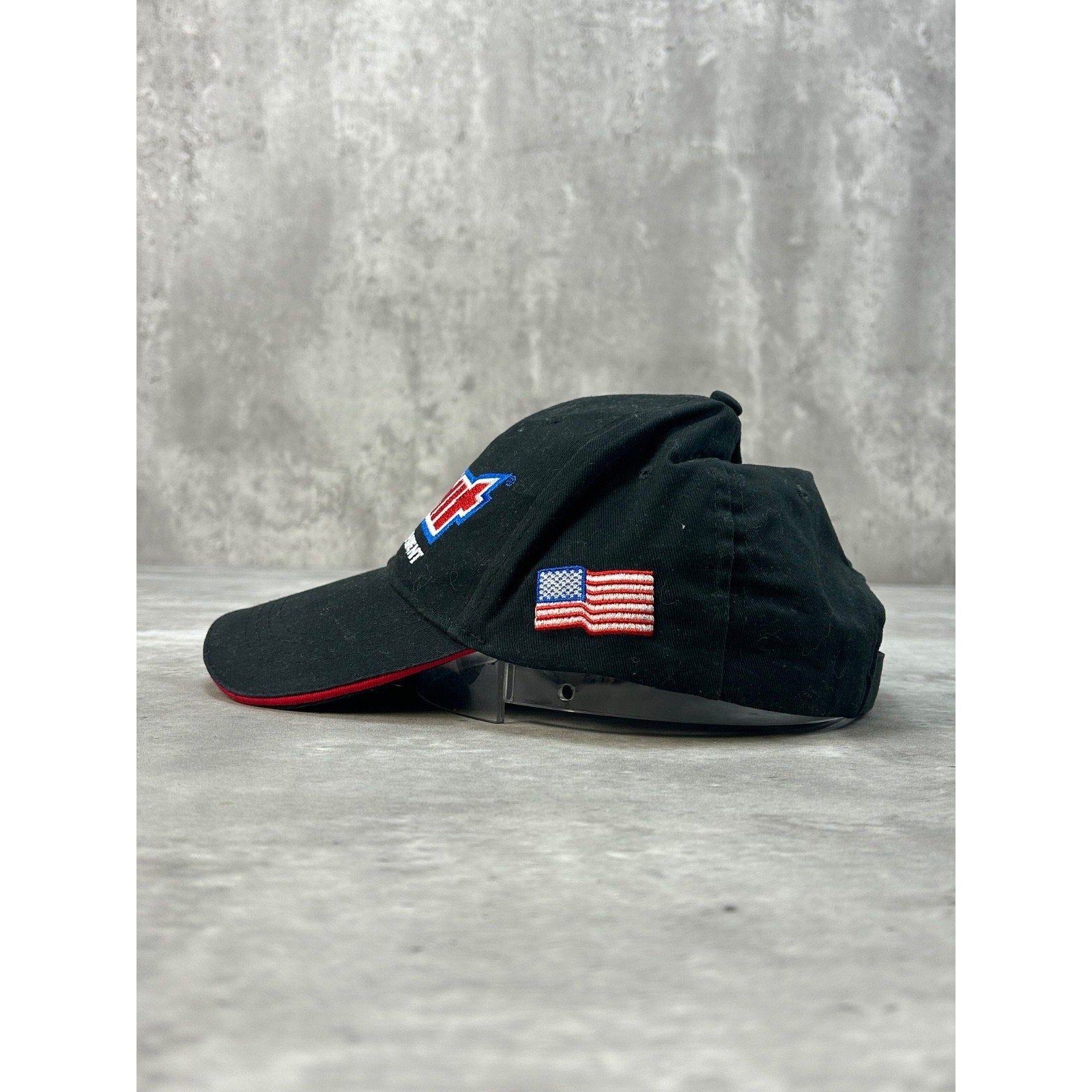 Vintage Summit Racing Equipment Embroidered Spellout Strapback Hat OSFA