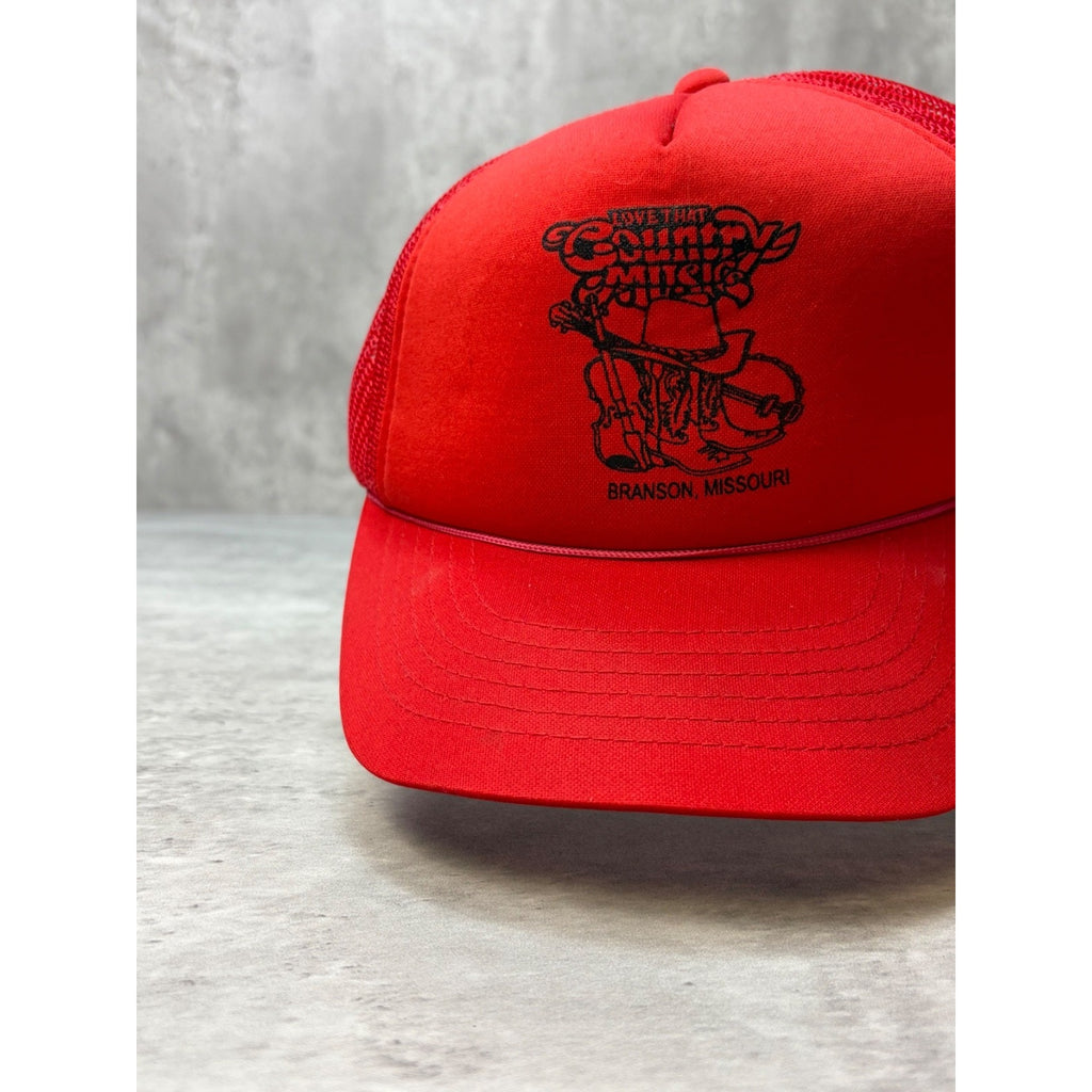 Vintage 90s Love That Country Music Branson Missouri Snapback Hat OSFA