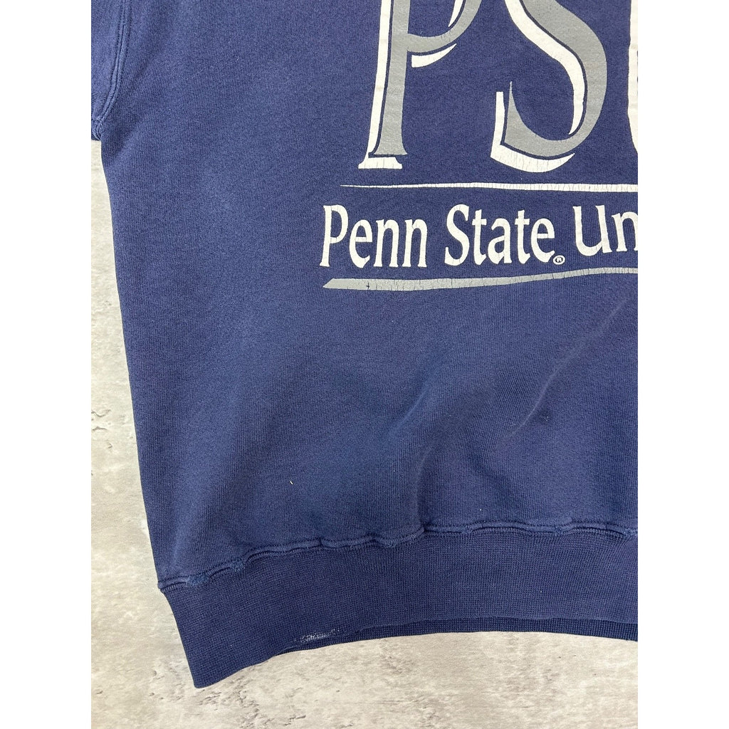 Vintage 90s Penn State Nittany Lions NCAA Collegiate Spellout Sweatshirt Large