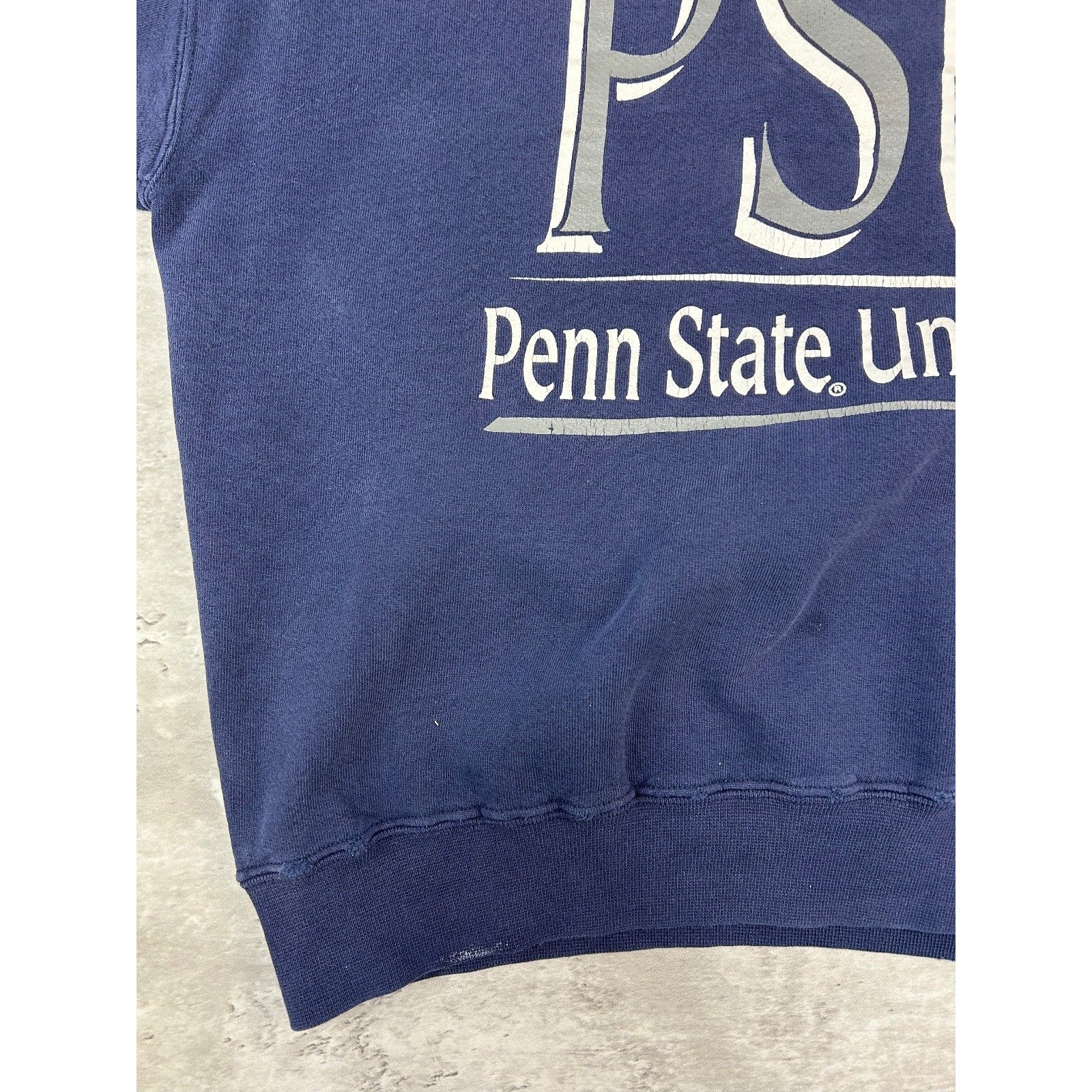 Vintage 90s Penn State Nittany Lions NCAA Collegiate Spellout Sweatshirt Large