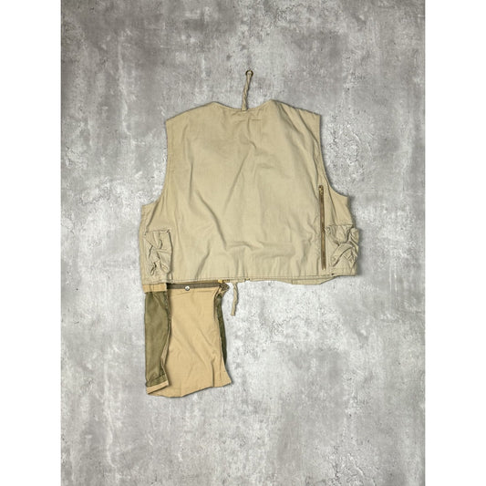 Vintage 1980s Tac-L-Pack Canvas Multipocket Utility Fishing Vest Size Large
