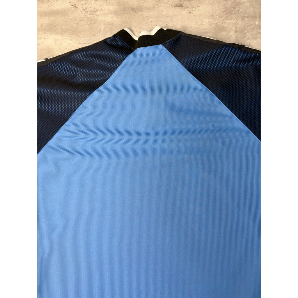 Vintage Umbro 1/4 Zip Embroidered Logo Keeper Soccer Jersey Size Large