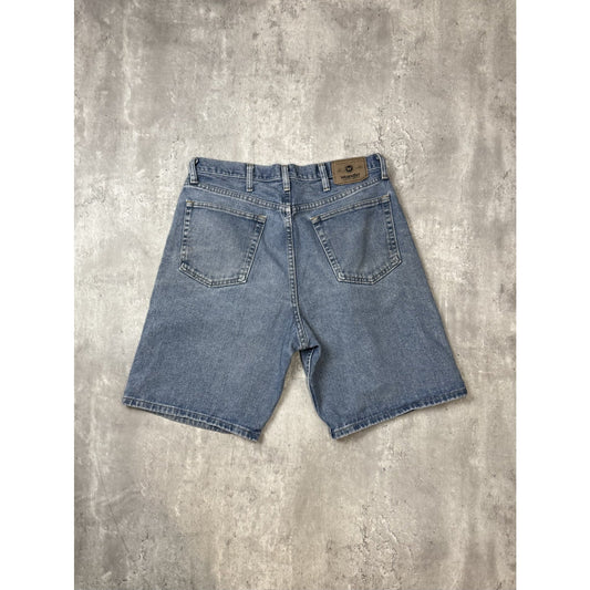 Vintage Wrangler Authentic Jeans Medium Wash Denim Shorts Size 34 Blue