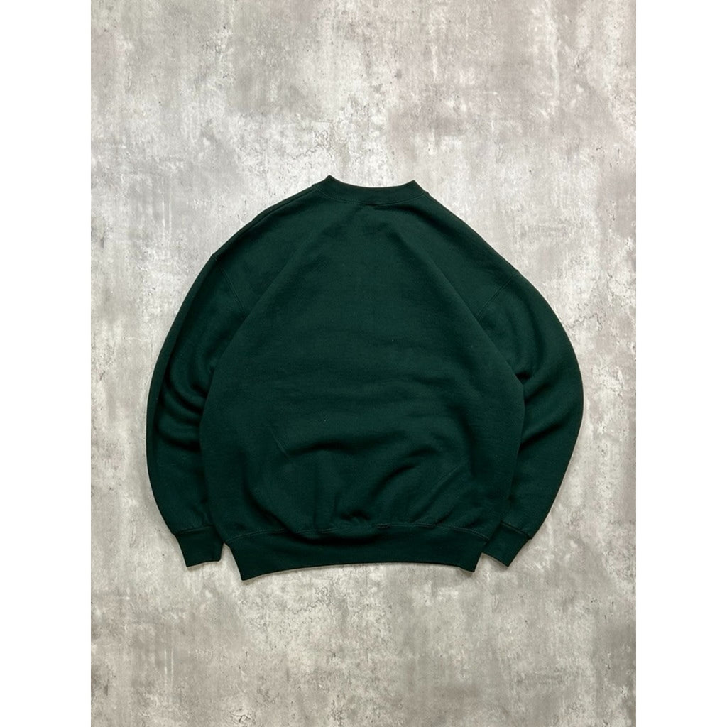 Vintage 90s NDSU Bisons NCAA Embroidered Spellout Collegiate Sweatshirt Size XL