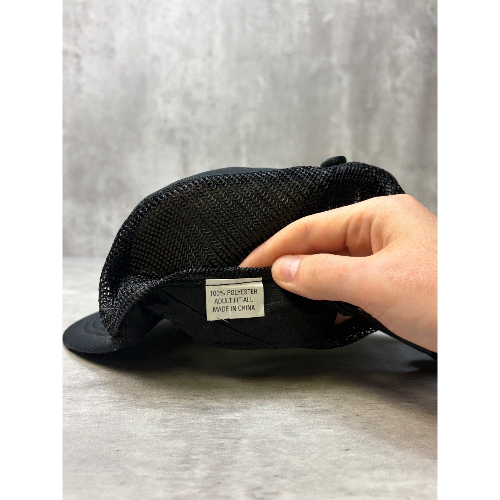 Vintage 80s/90s Dare To Keep Kids Off Drugs Graphic Trucker Snapback Hat OSFA